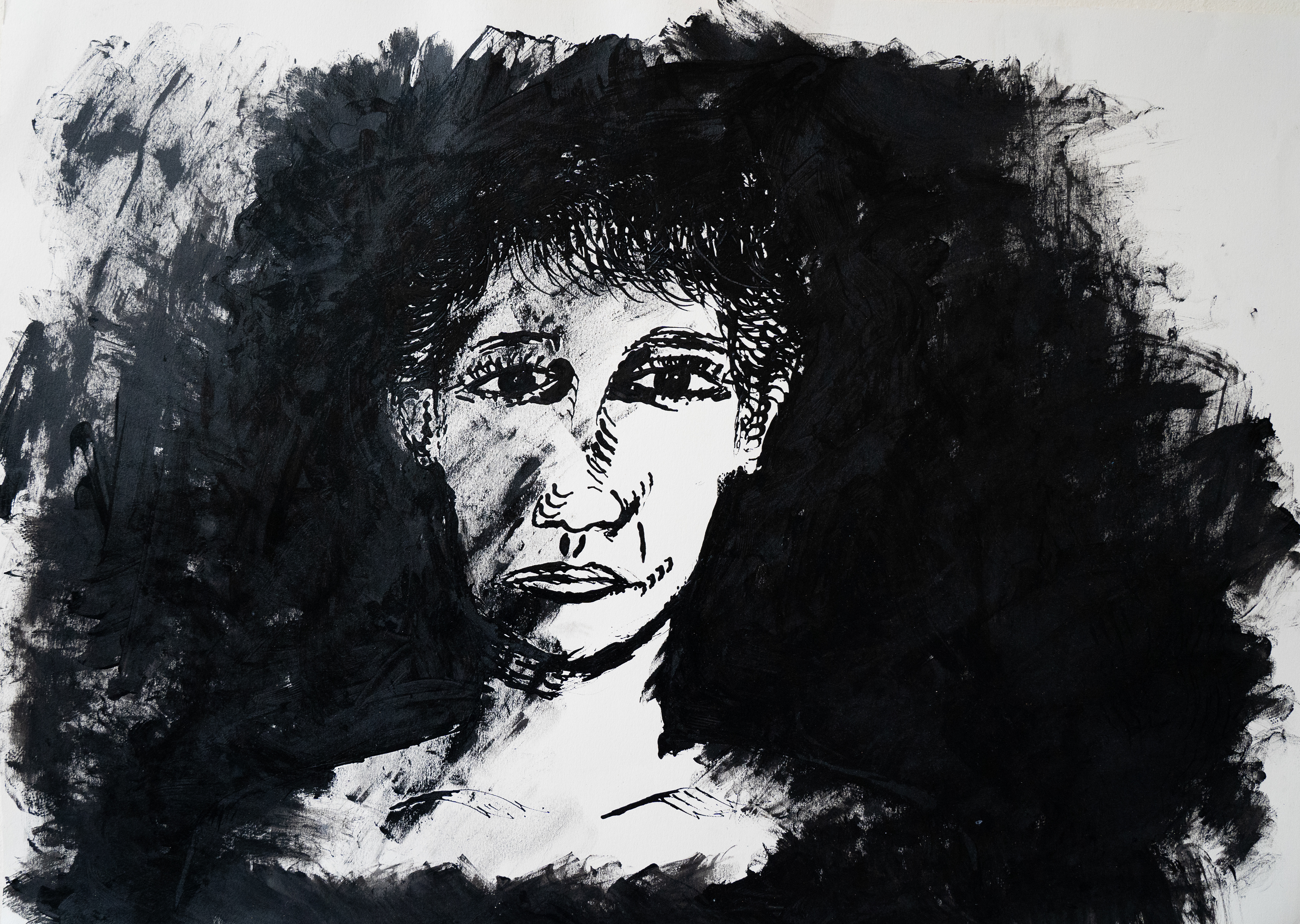 Sans titre. Encre de Chine.