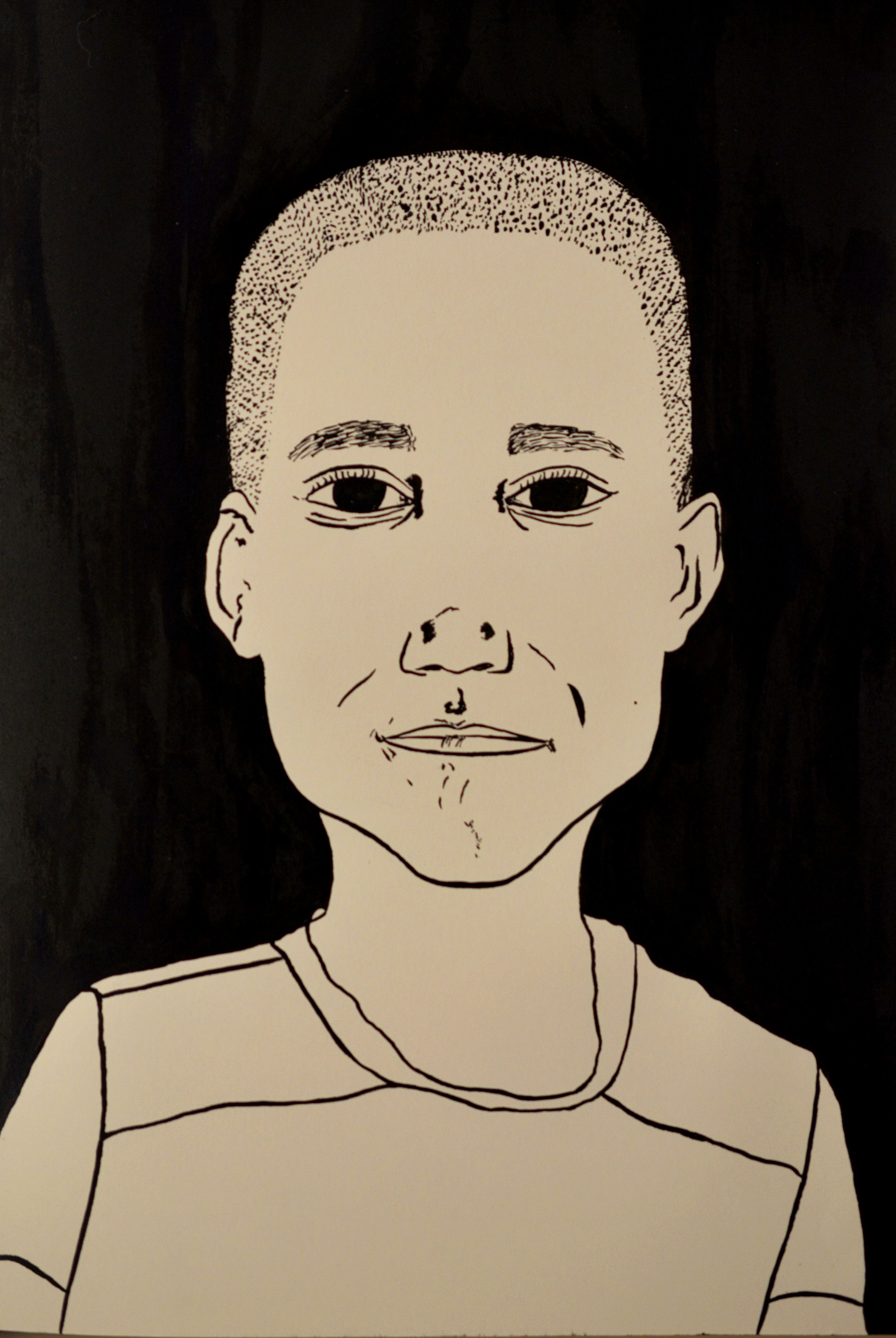 Sans titre. Encre de Chine.