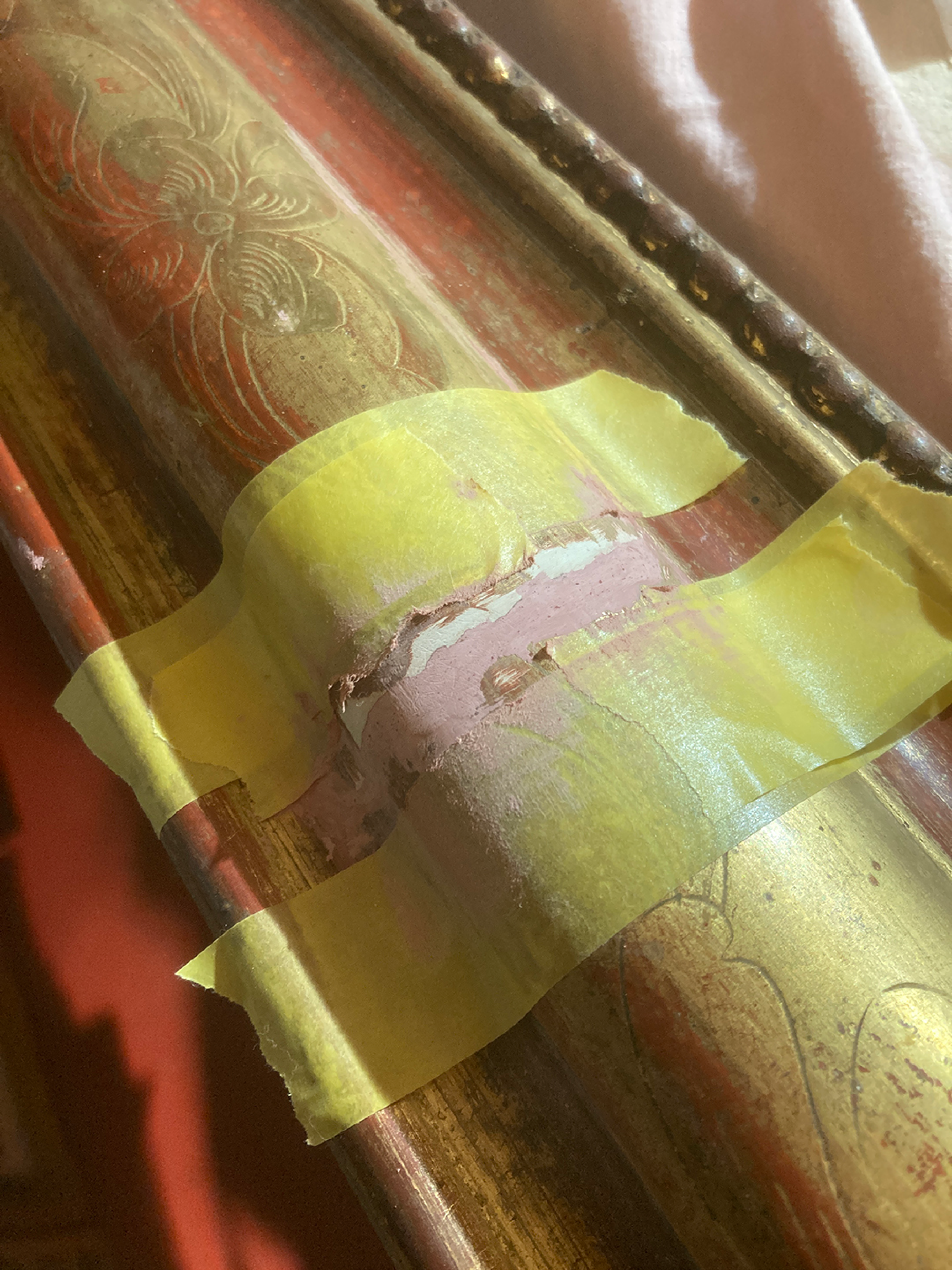 cracks filled