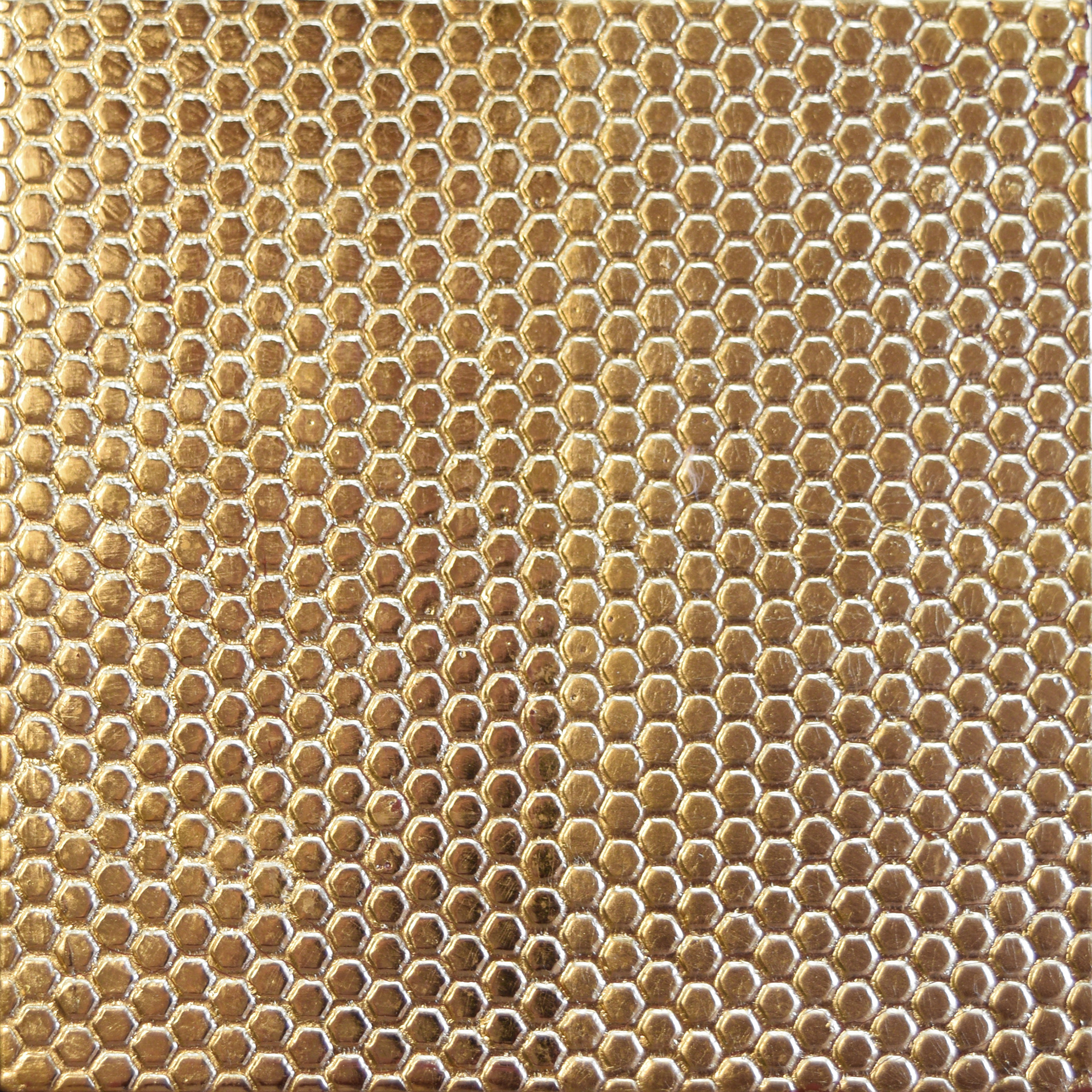 Honeycomb in 23.5ct Gold - raised Gesso