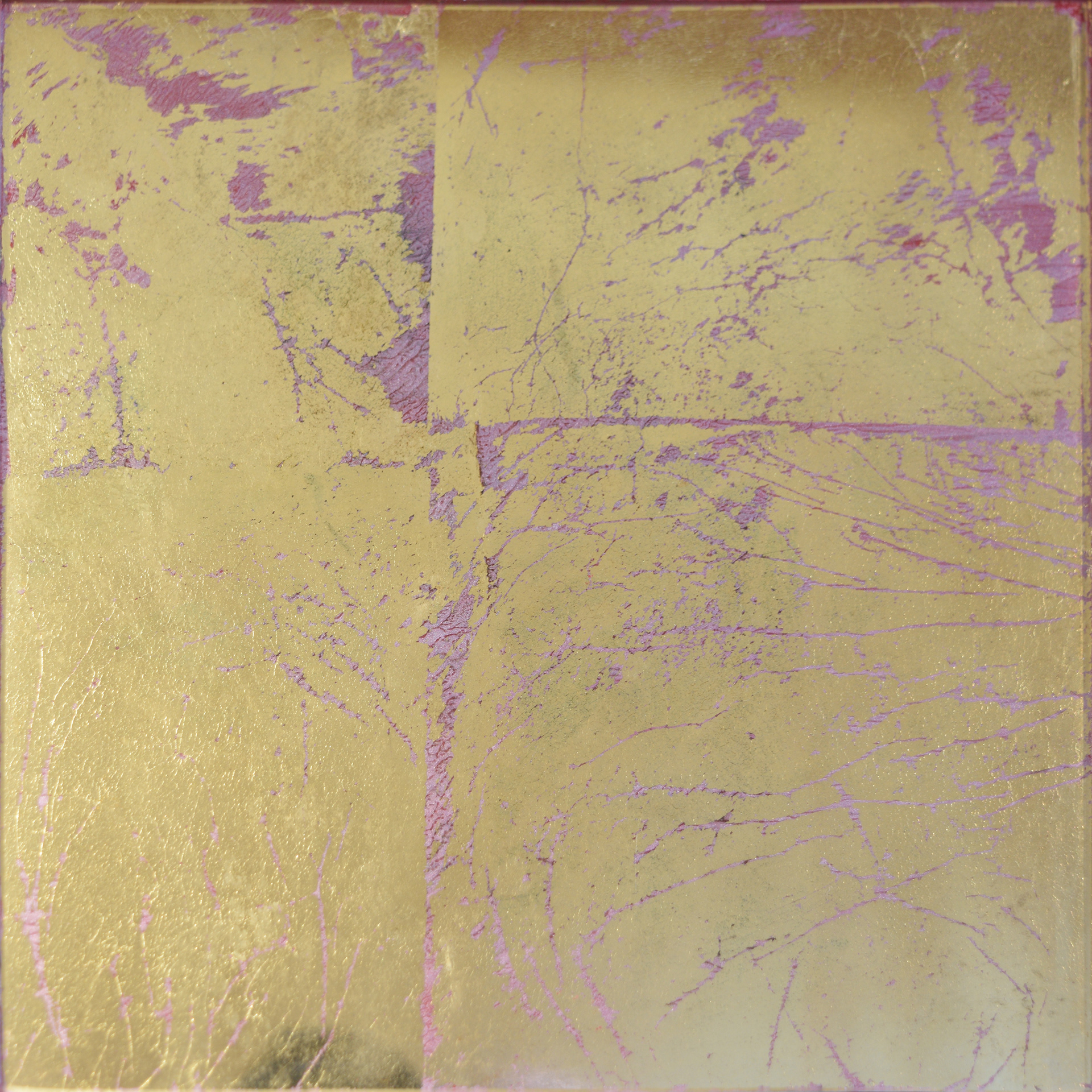 Imitation gold textured pink