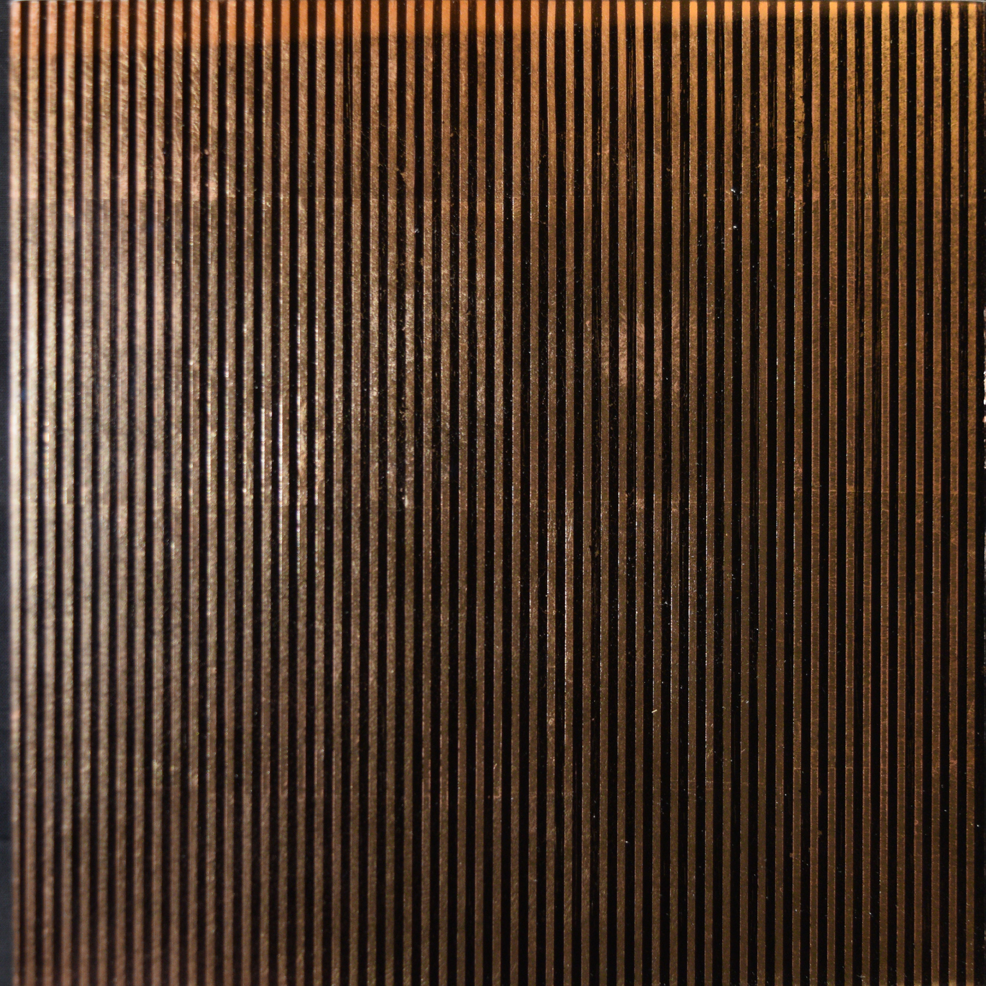 stripes in 23.5ct gold & black