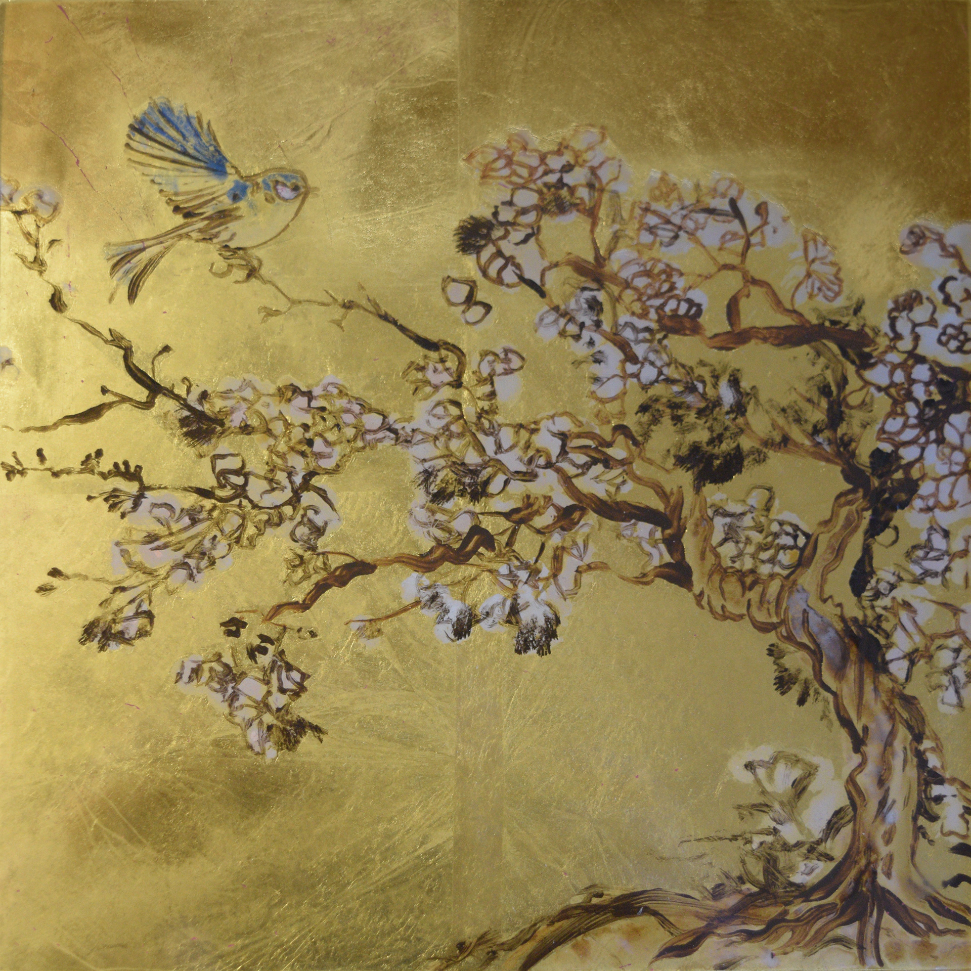 Chinoiserie on glass