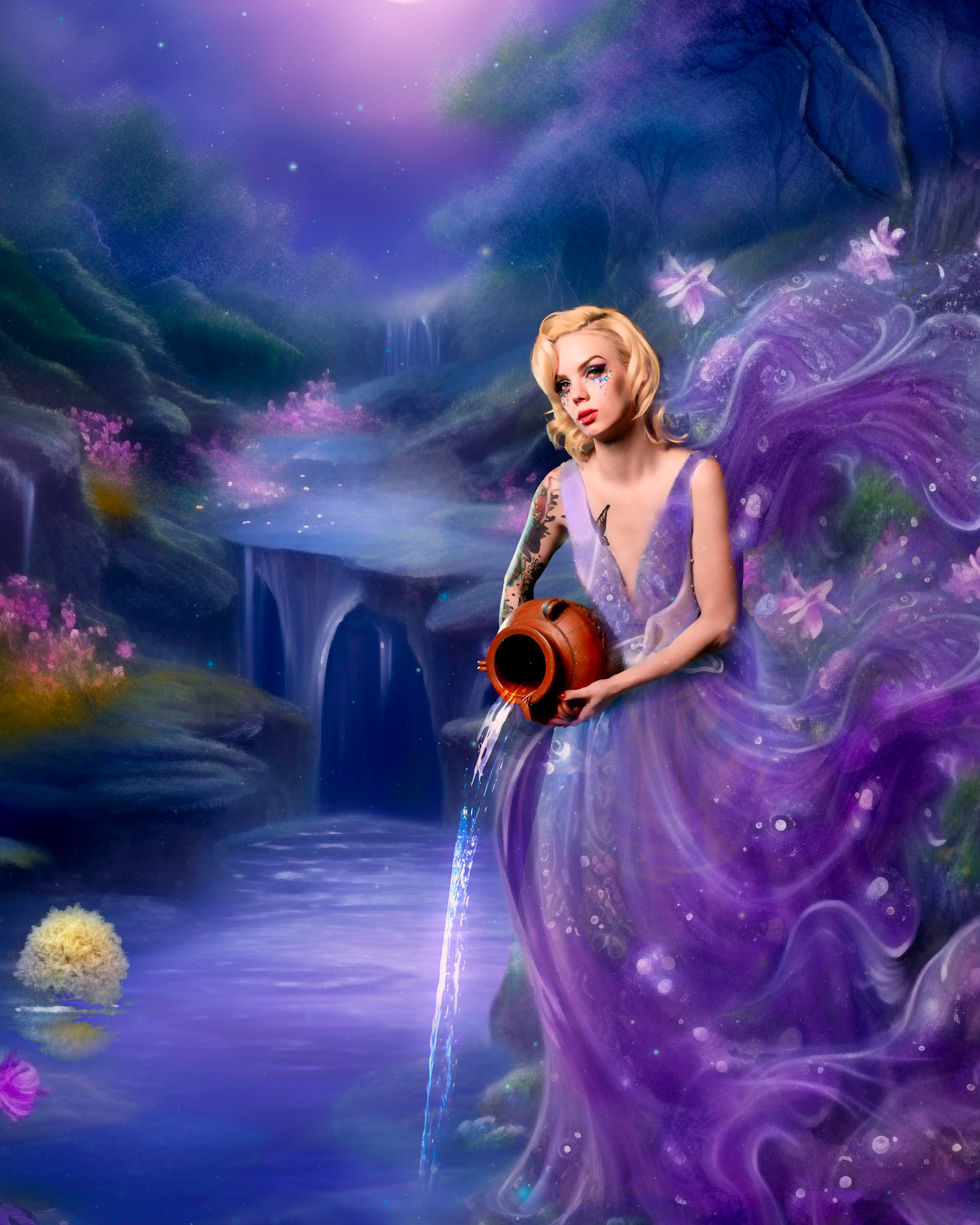 Within each of us flows the divine waters of life, renewing our energies and inspiring boundless possibilities. Let us embody the essence of the Water Bearer, generously pouring our love and wisdom into the lives of others, uplifting and renewing the world around us.