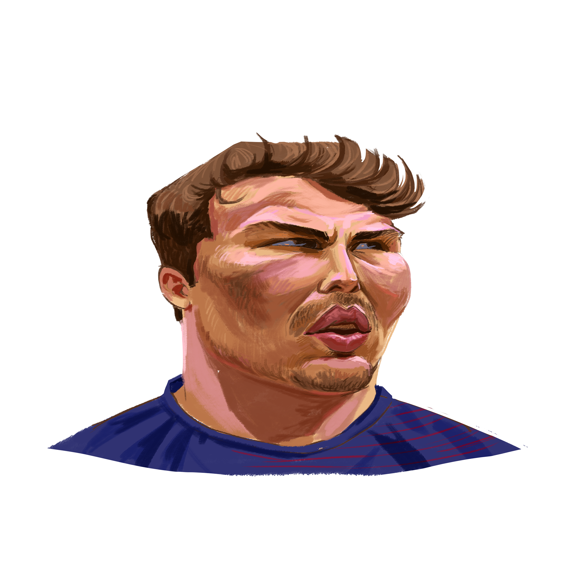 Antoine Dupont - Maillot bleu