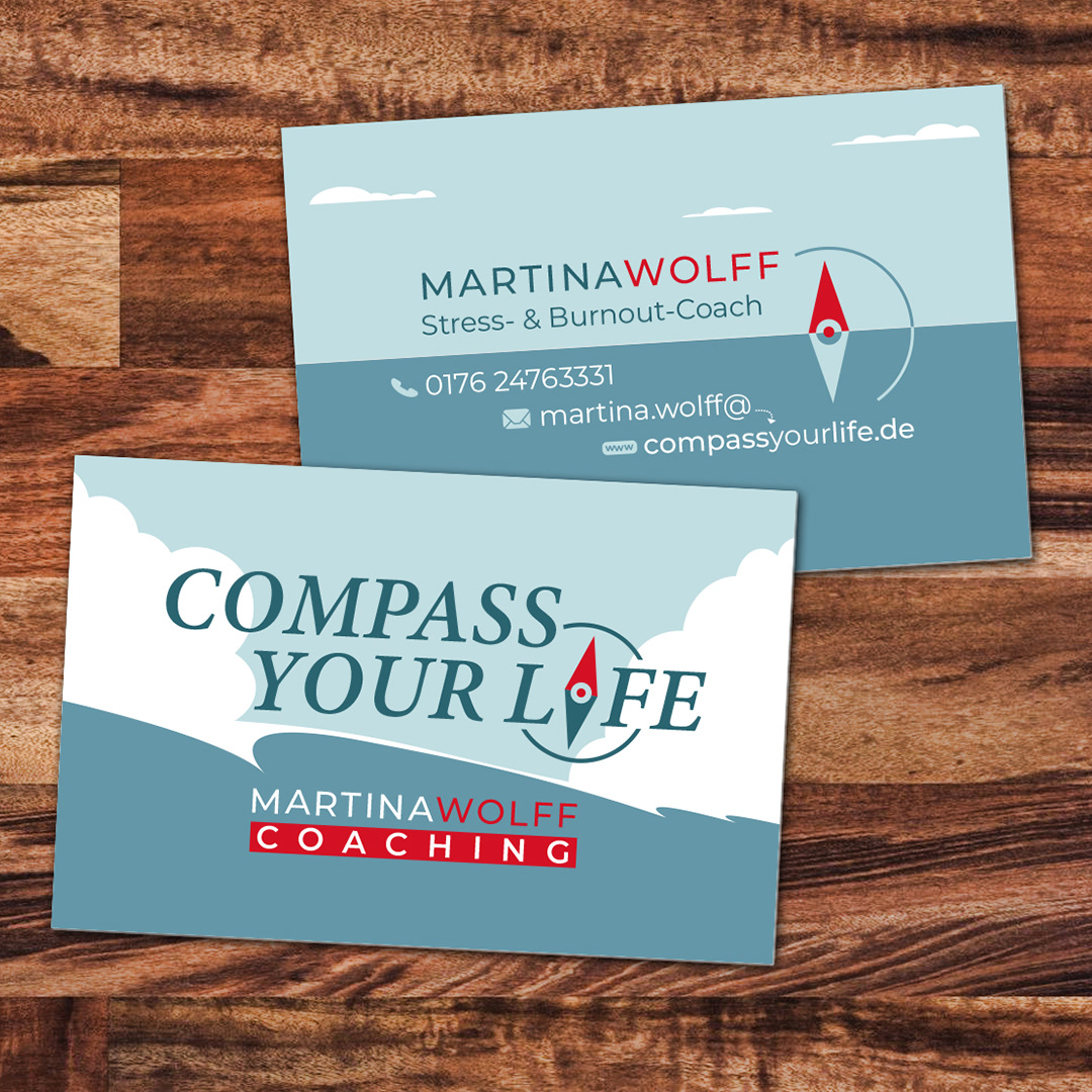 Stress- & Burnout Coach Visitenkarte