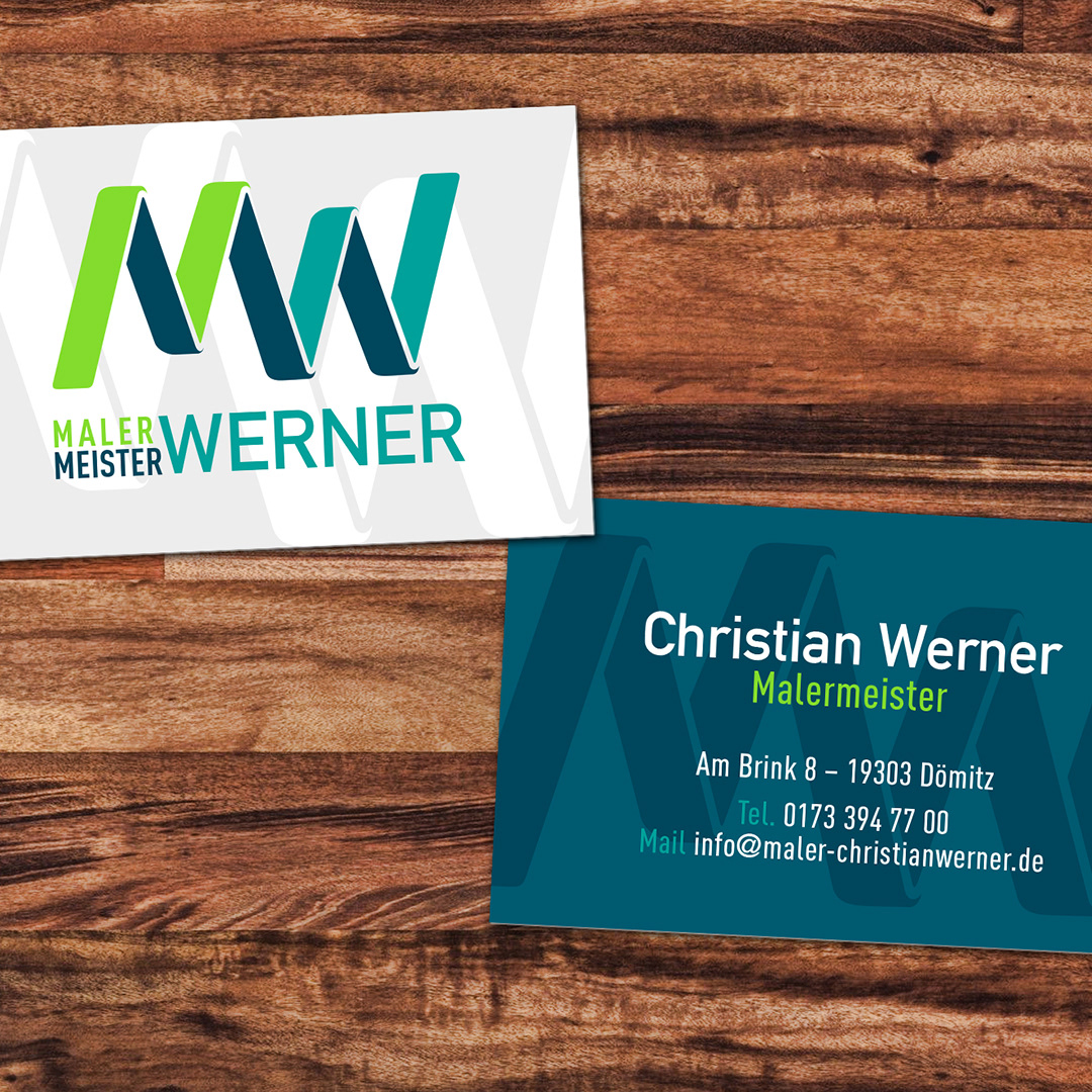 Visitenkarte für Malermeister