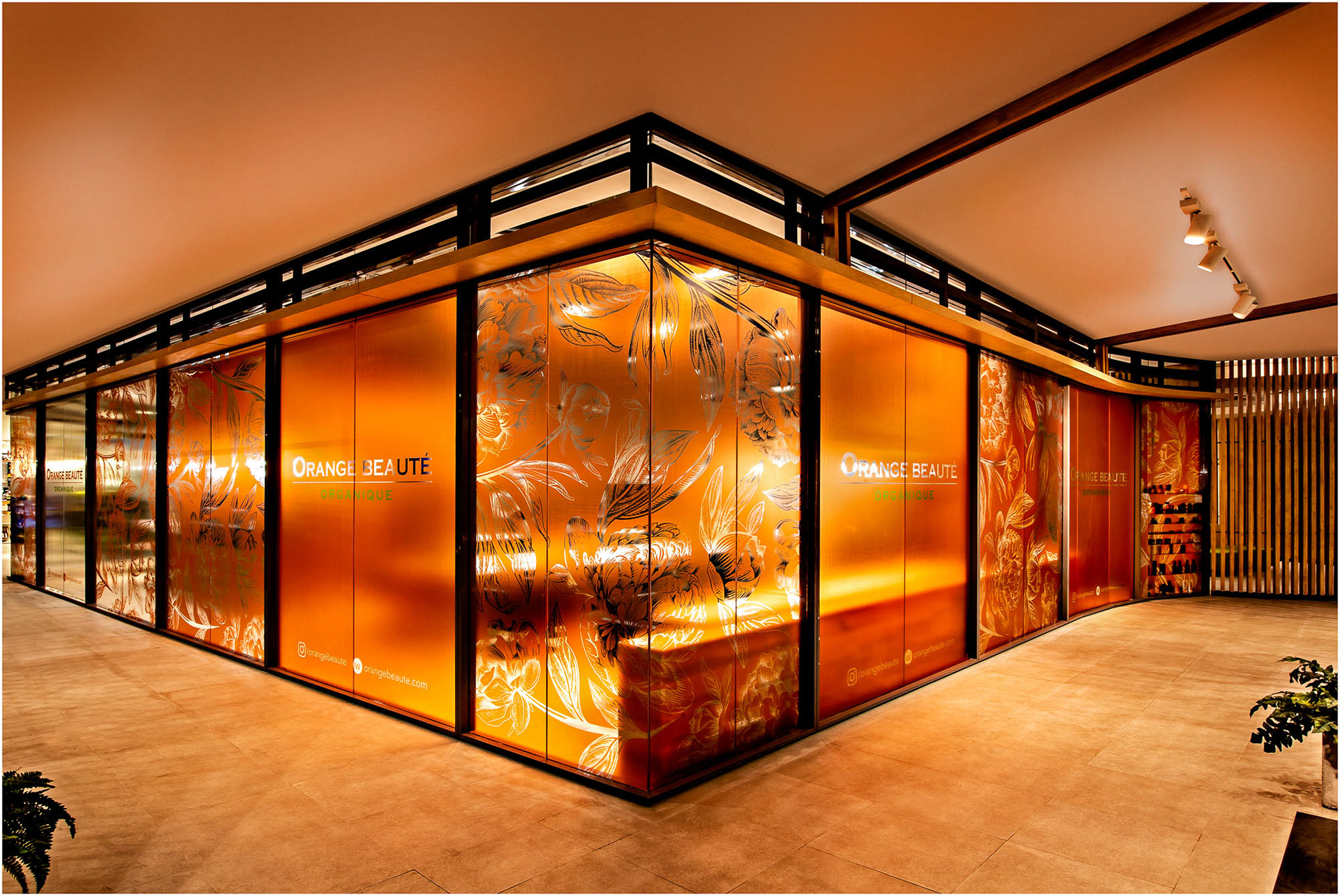 Cliente: Orange Beauté. Proyecto: Salón Santa Fé. 2018.