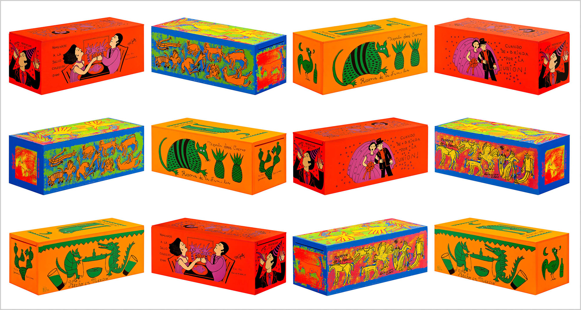 Cliente: Casa Cuervo. Proyecto: Cajas de Reserva de la Familia. 2012.