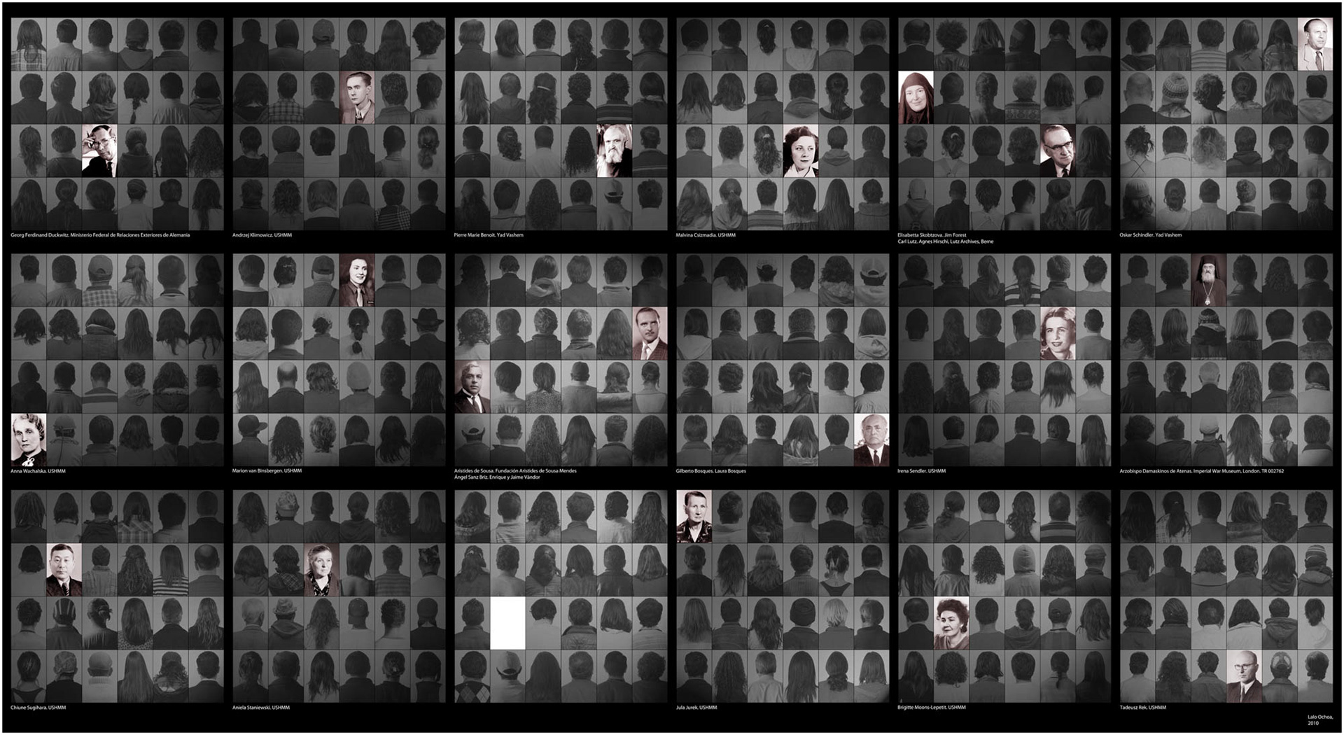 Cliente: Museo Memoria y Tolerancia. Proyecto: Personas comprometidas. 2010.