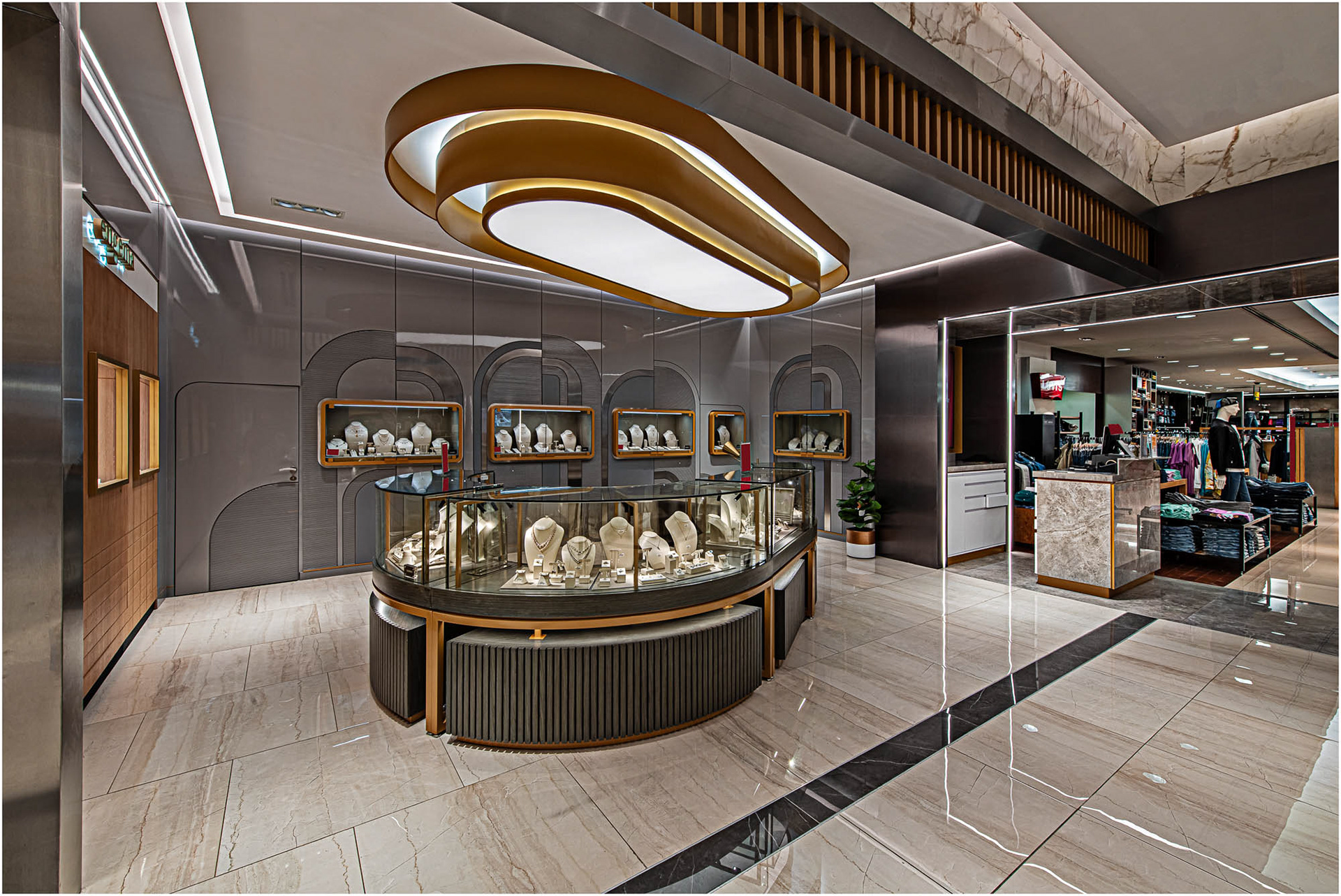 Cliente: MRZ Arquitectos y Palacio de Hierro. Proyecto: Joyería Andares. 2023.