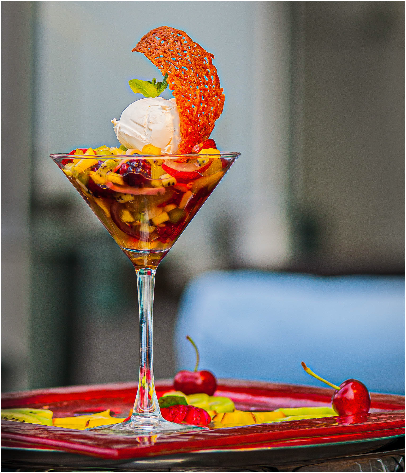 Cliente: Revista Vino & Estilo. Proyecto: Los mejores postres de la ciudad. Hotel W. 2004.