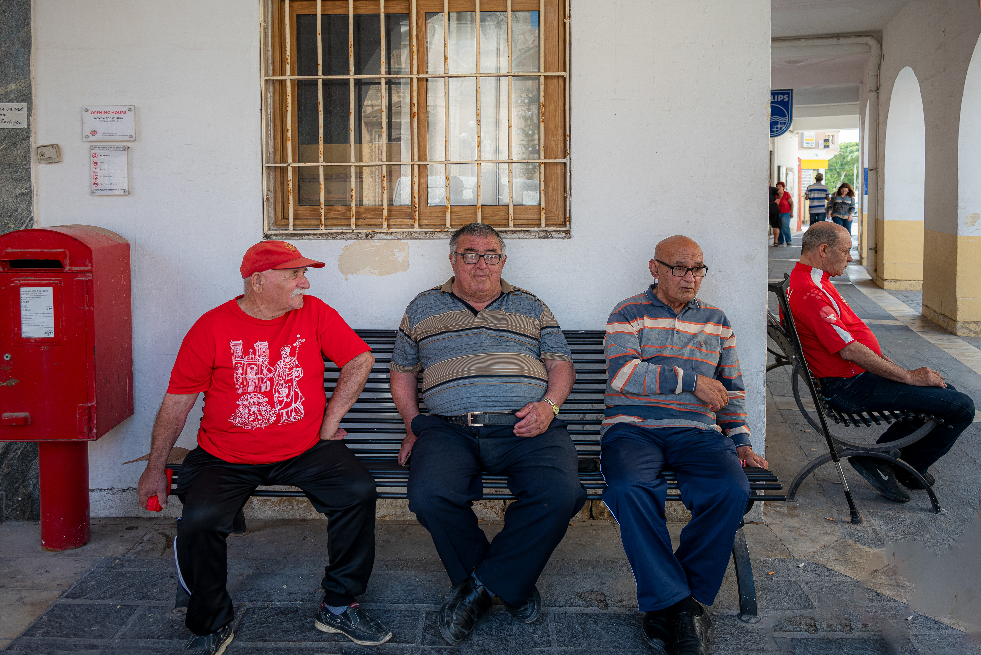 pensionati in panchina