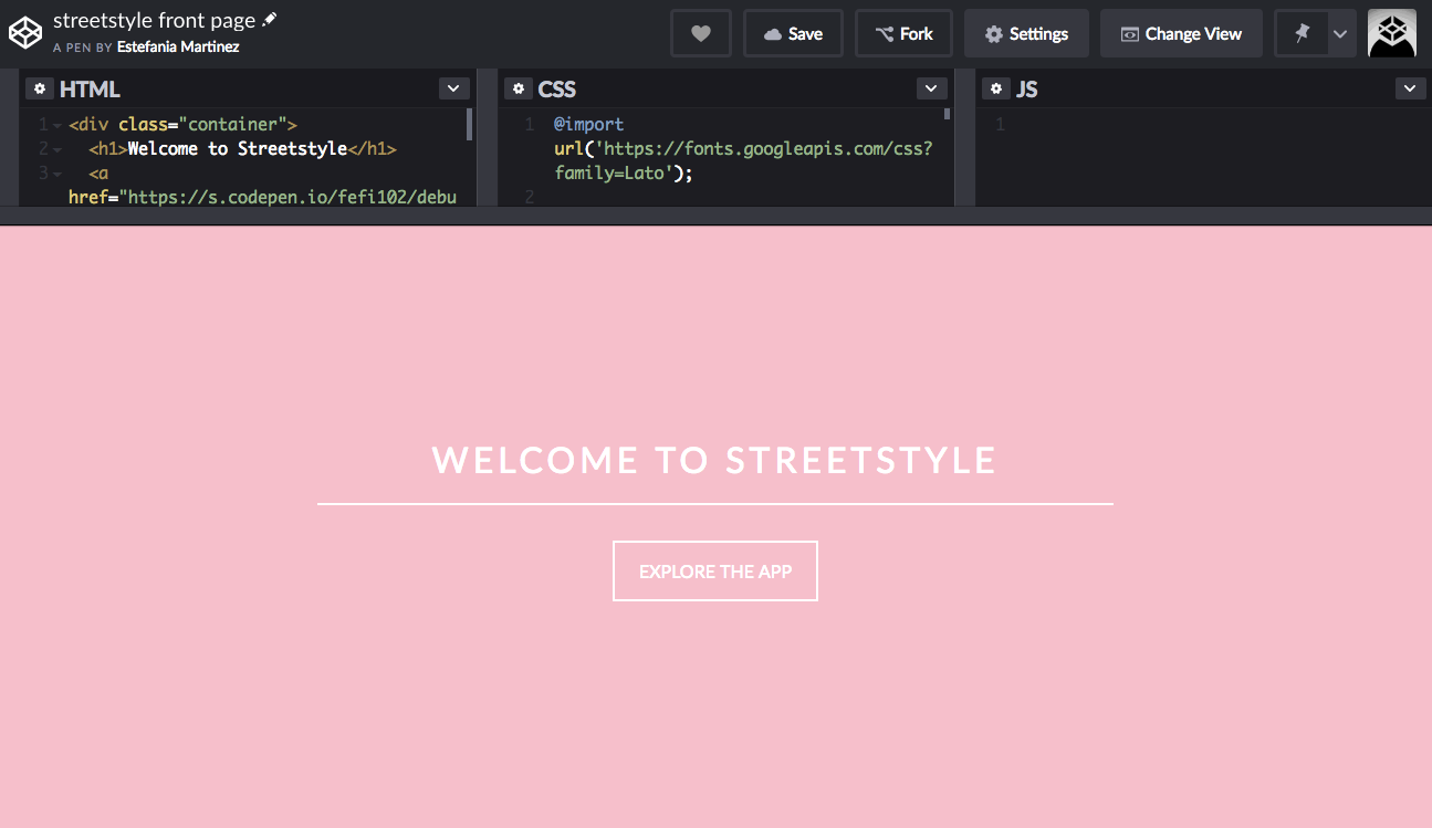 Click the link to check out the full site: https://codepen.io/fefi102/pen/pdYLwg