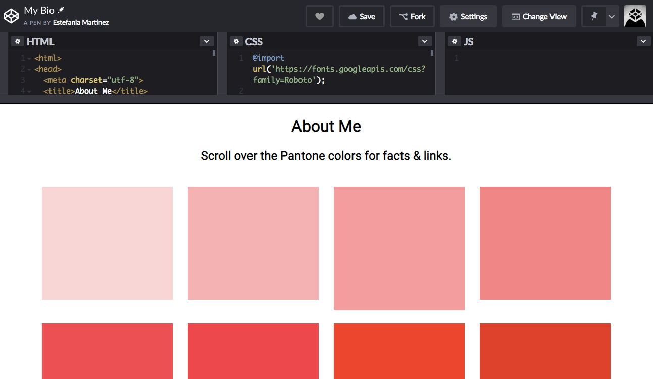 Click the link to check out the full site: https://codepen.io/fefi102/pen/PJZjNM