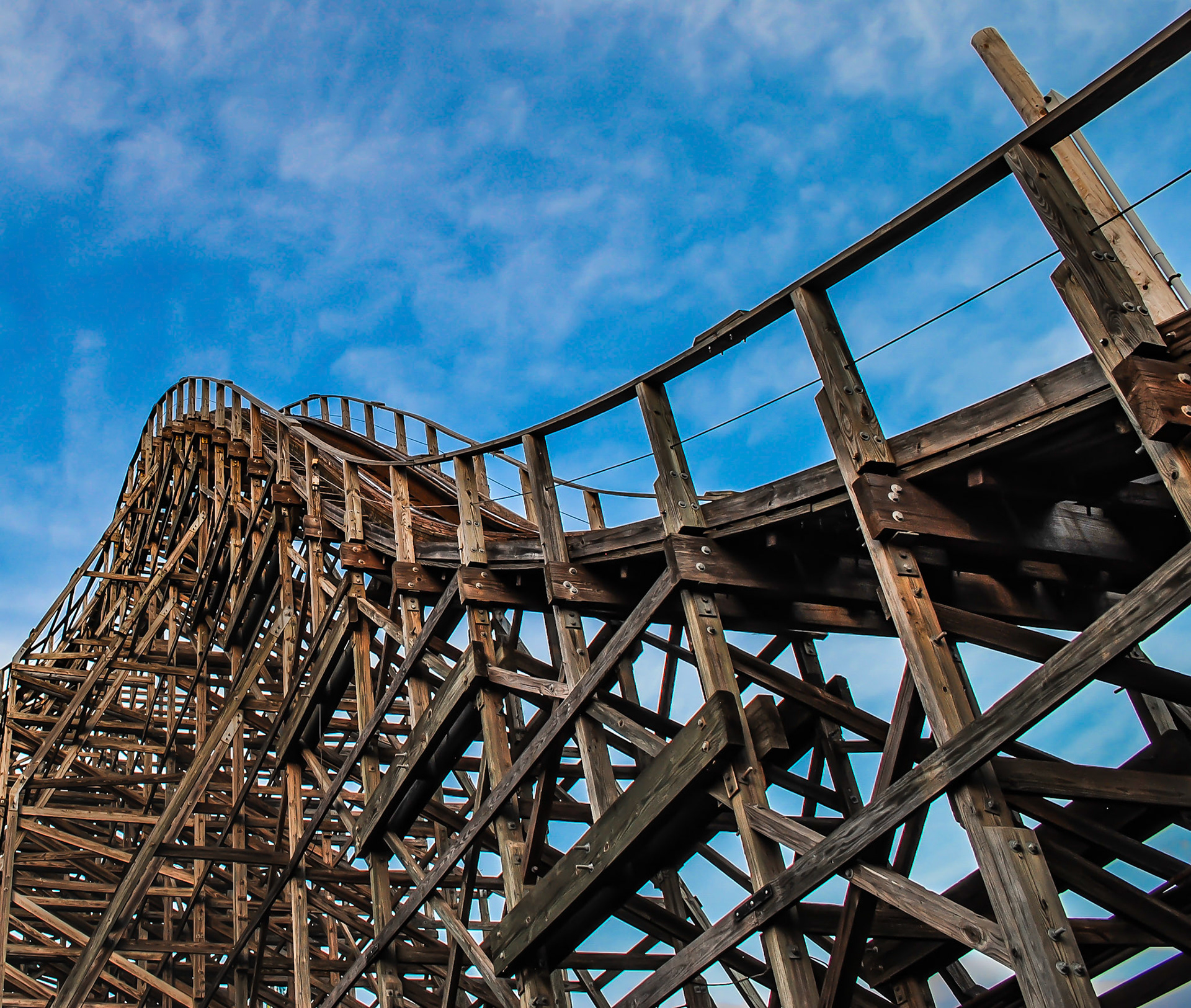 Hurler’s first drop, showing the beauty of wood.