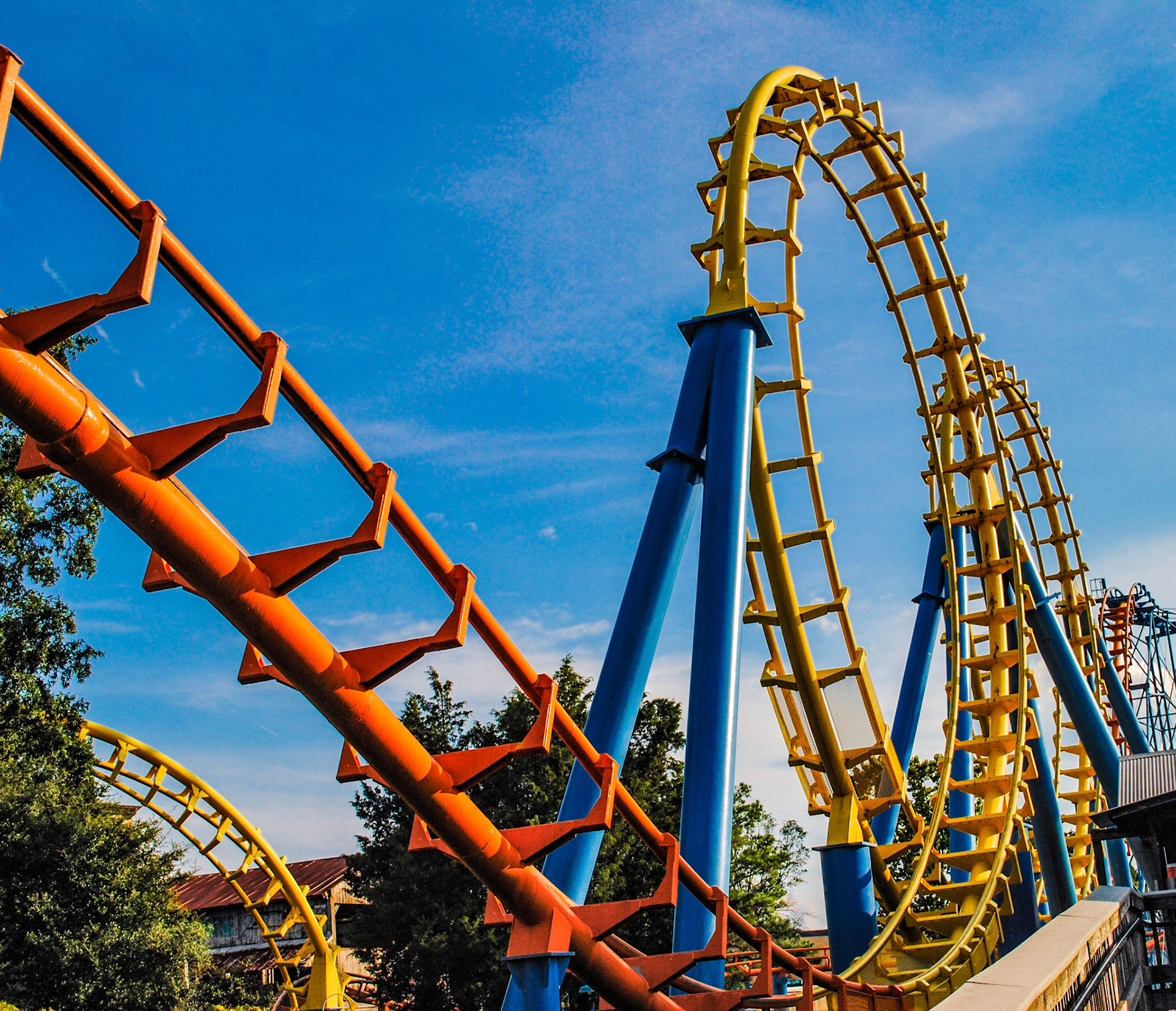 Coming out of the loop at Carolina Cyclone.