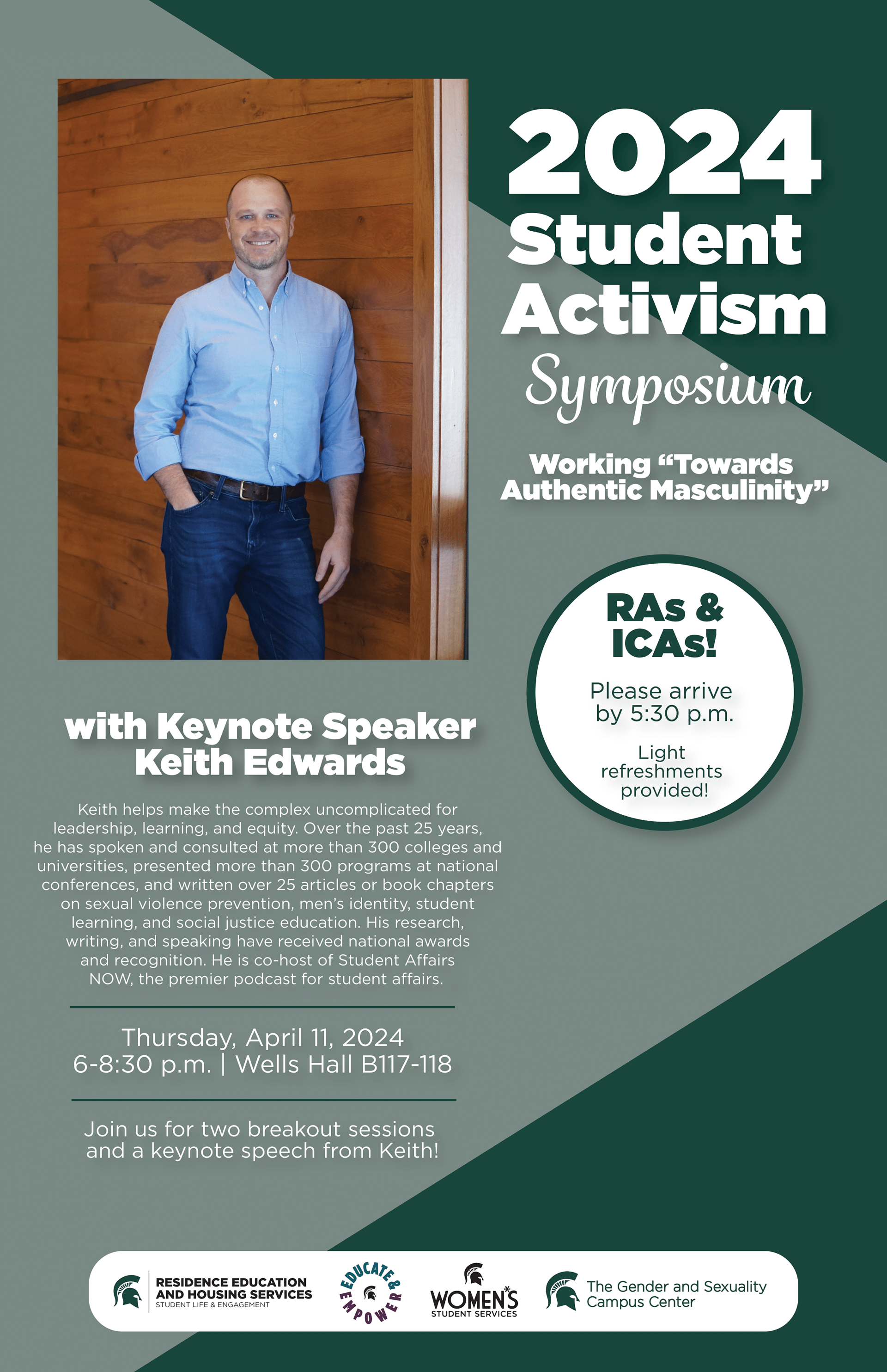 Student Activism event flyer
