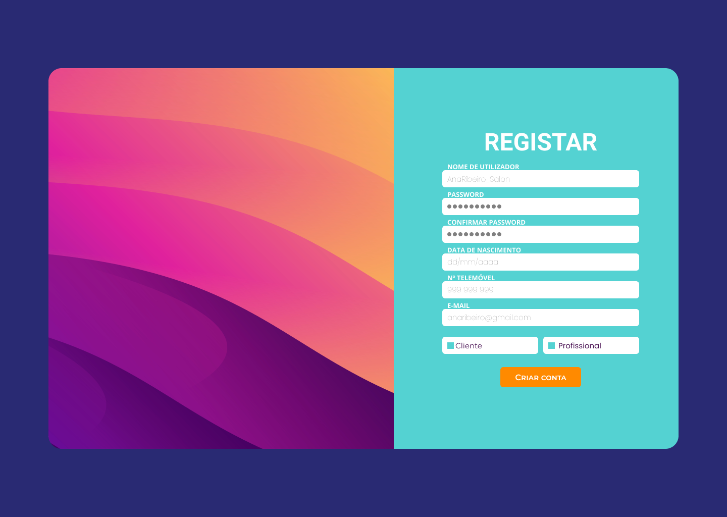 Register Page