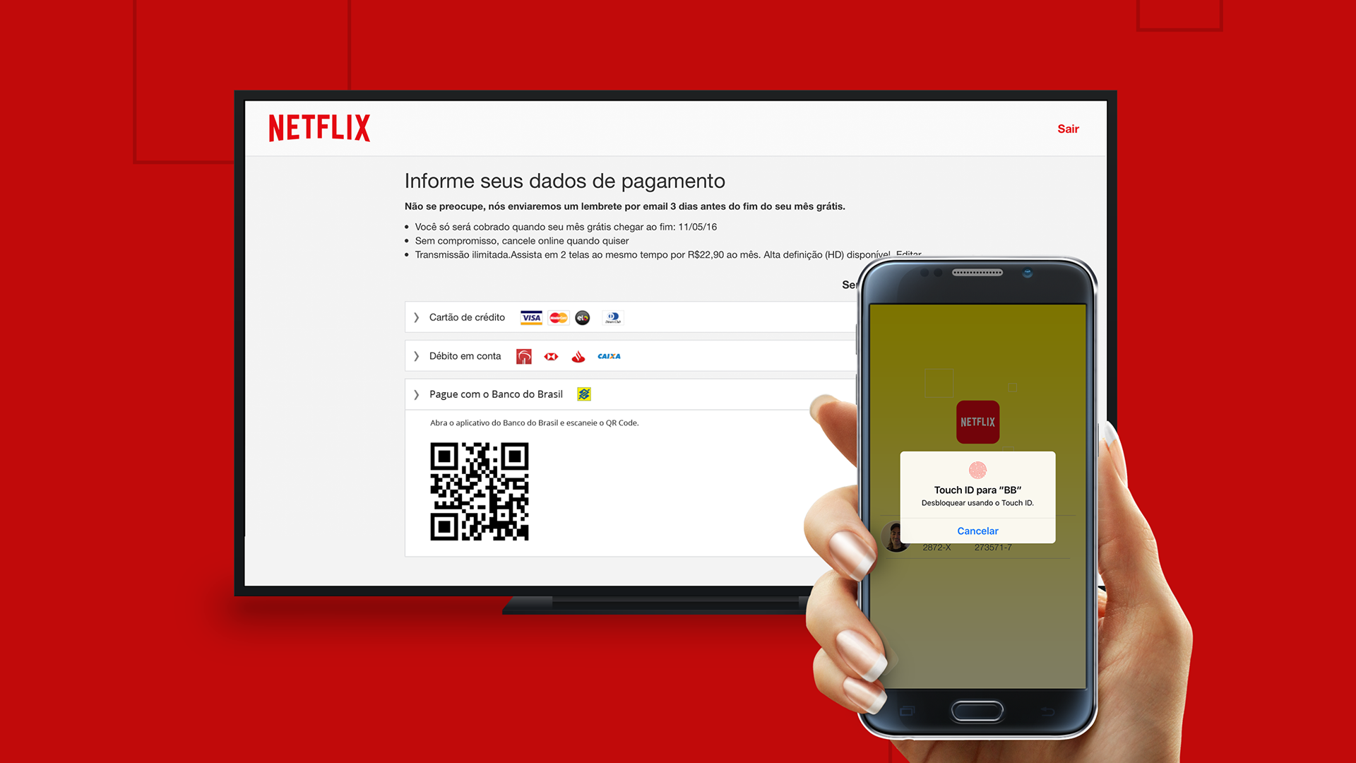 B Design - Banco do Brasil e Netflix