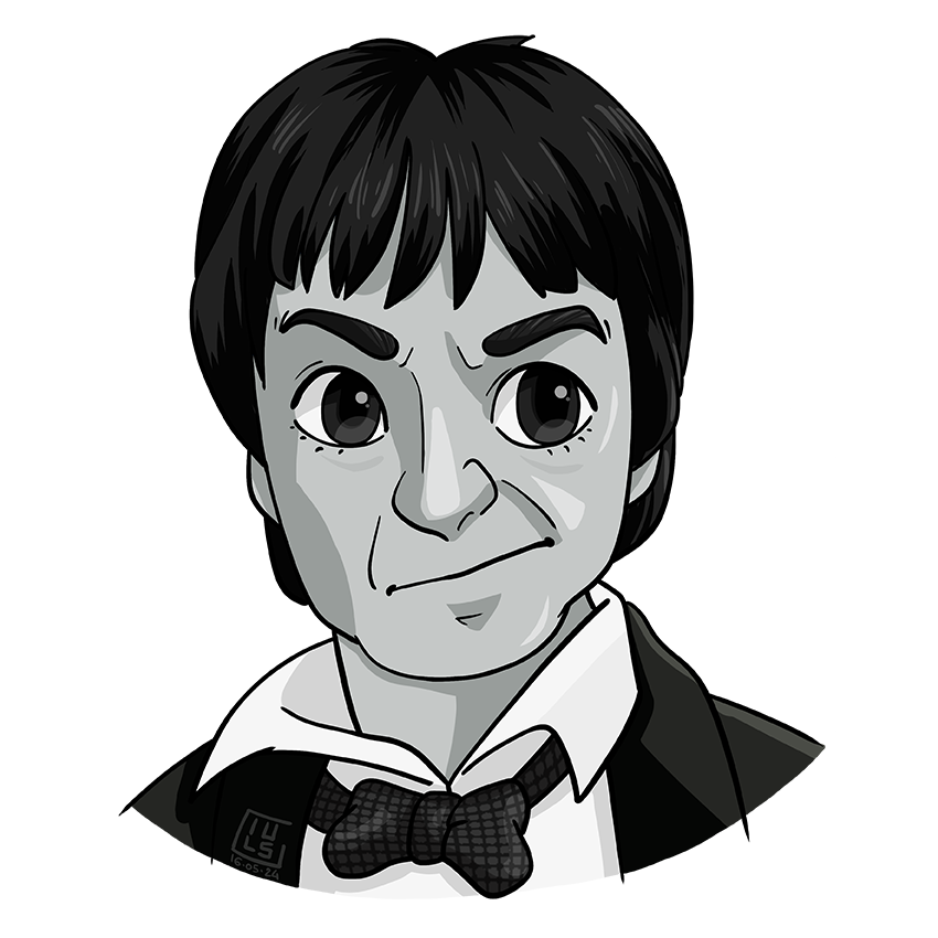 Drawing from photo reference of Doctor Who BBC TV Series - Photoshop