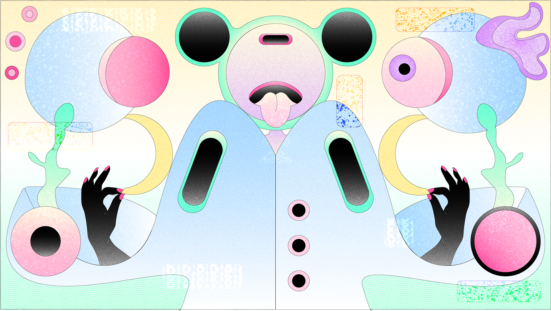 Lithotone style digital design