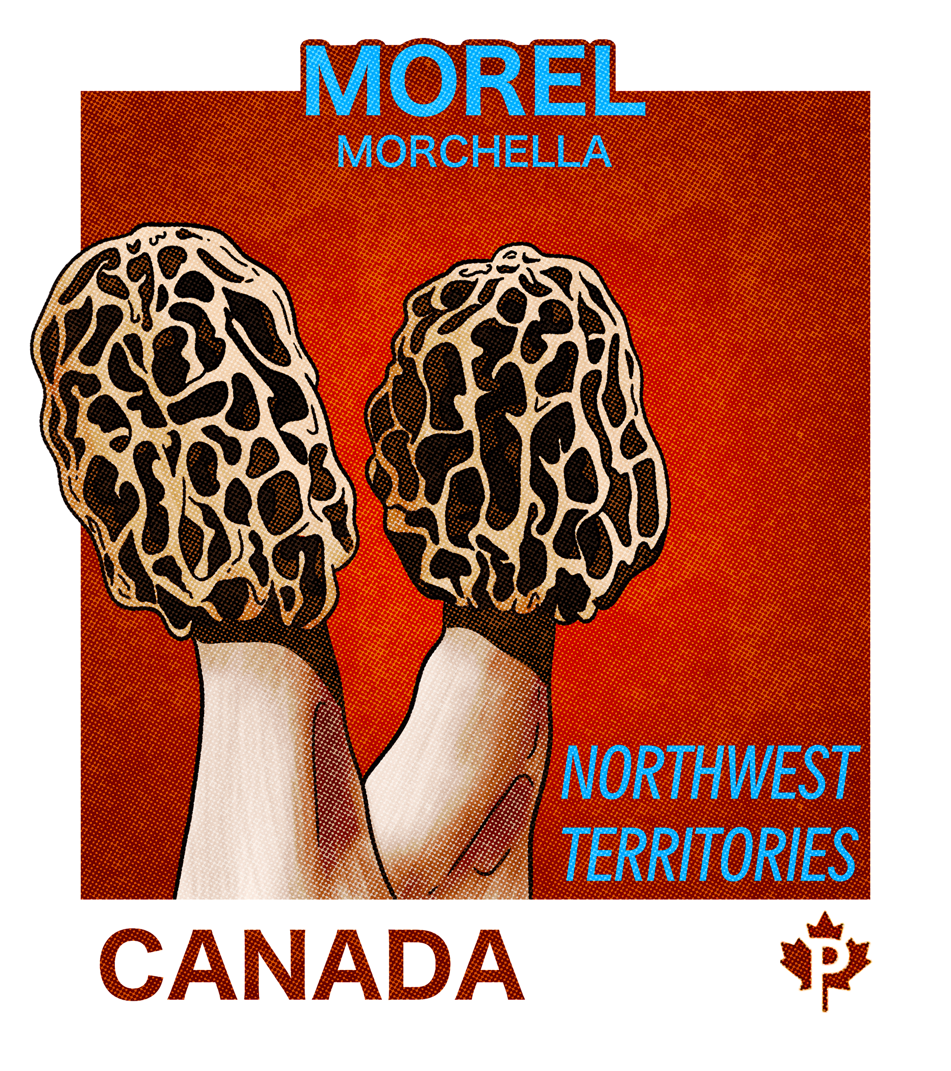 Northwest Territories Morel stamp