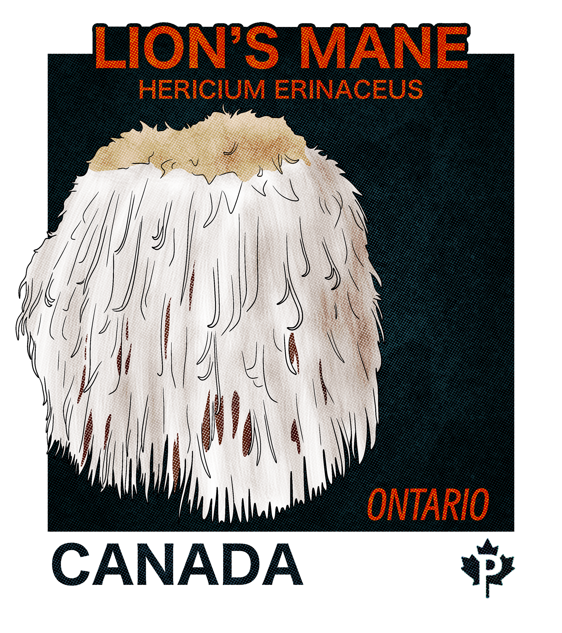 Ontario Lion's Mane stamp