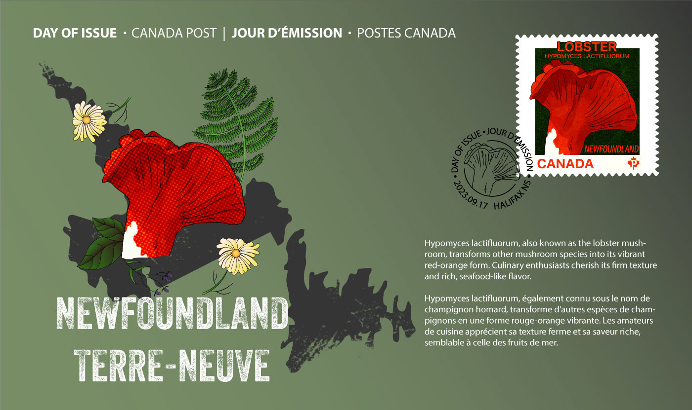 Day of issue for the stamp Newfoundland Lobster