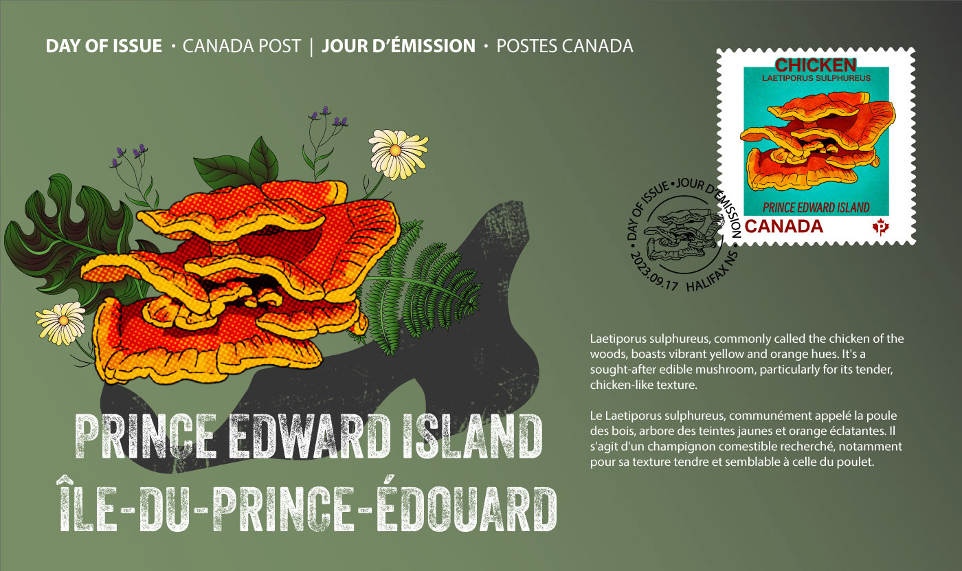 Day of issue for the stamp P.E.I. Chicken