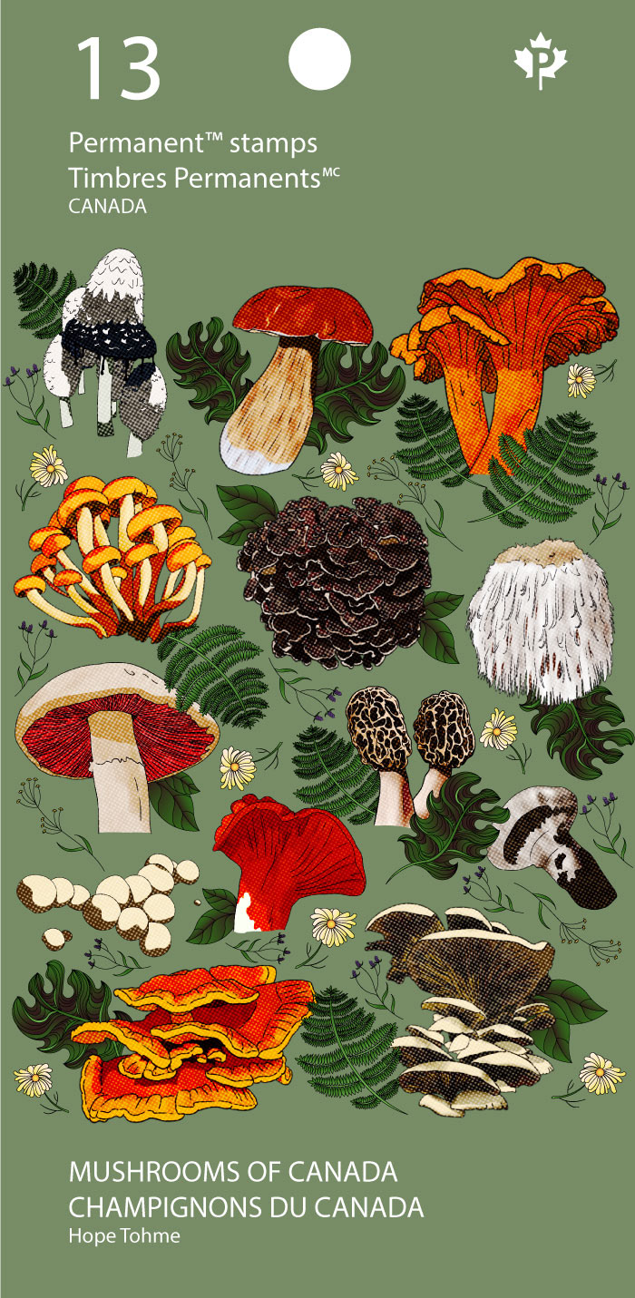 Front cover of stamp booklet