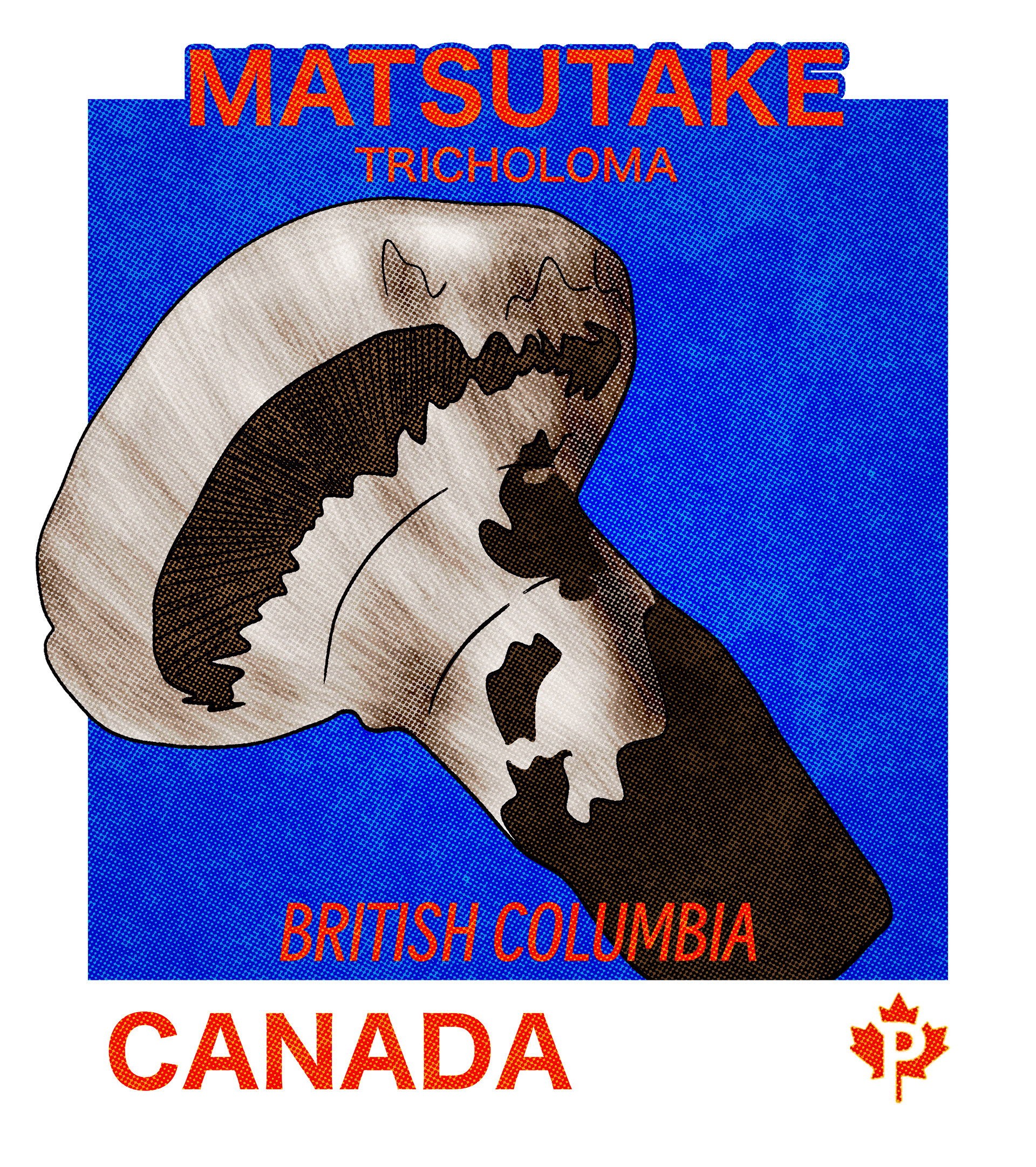 British Columbia Matsutake stamp