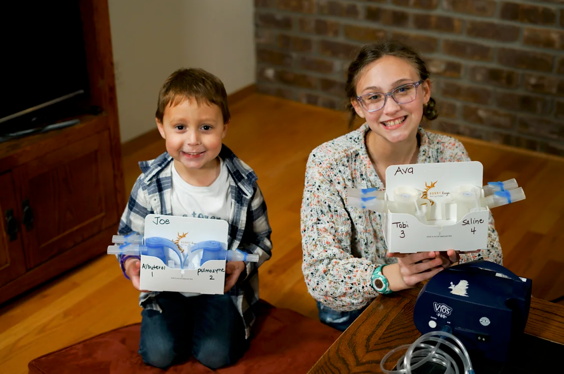 patented medication carrier for patients with Cystic Fibrosis