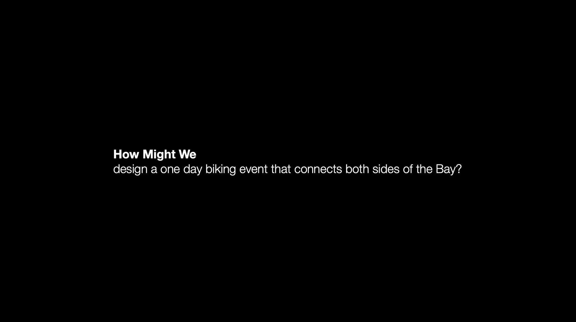 How Might We
