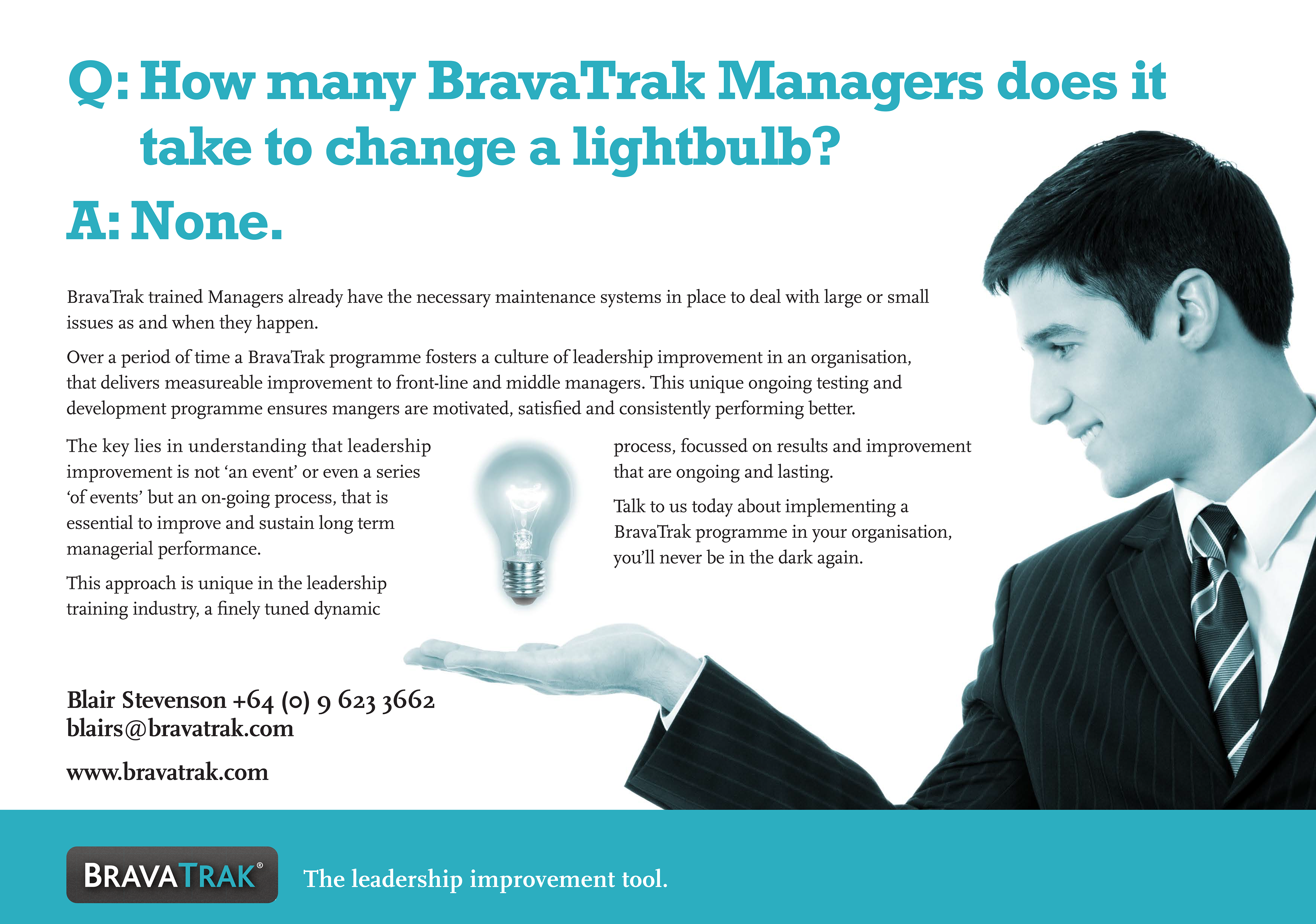 Bravatrak Ads -NZ. Art Direction, copy and design