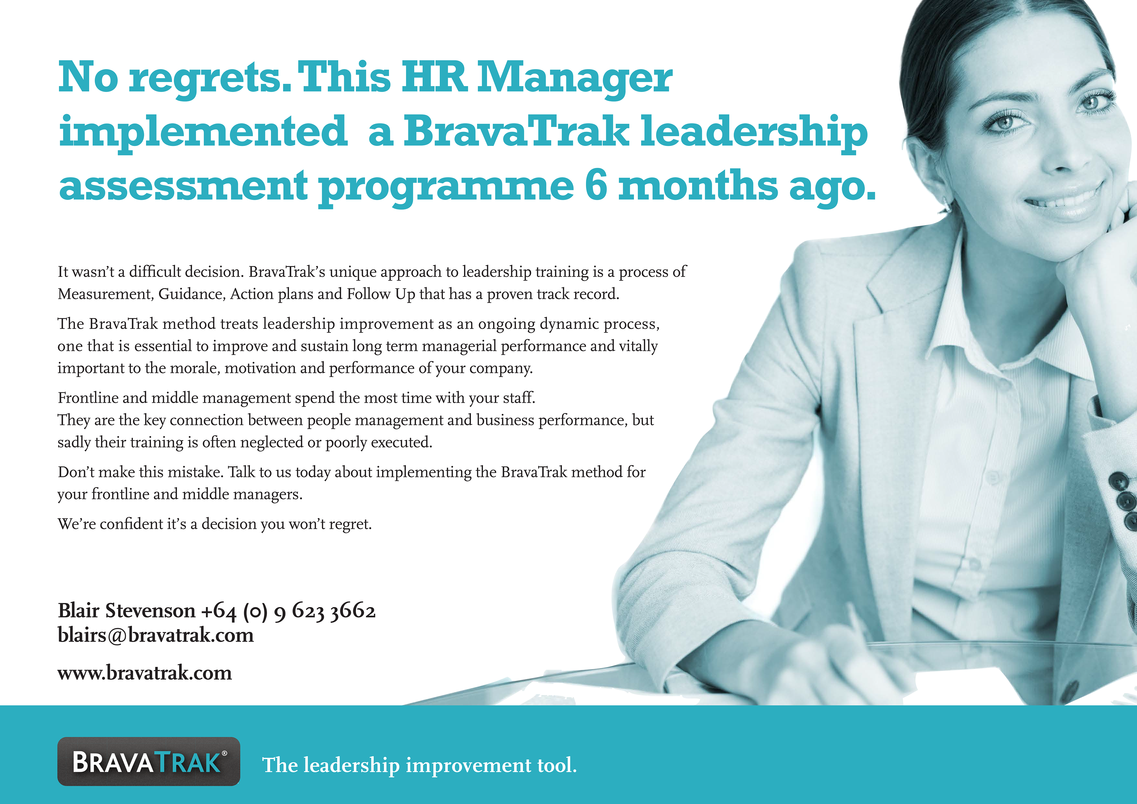 Bravatrak Ads -NZ. Art Direction, copy and design