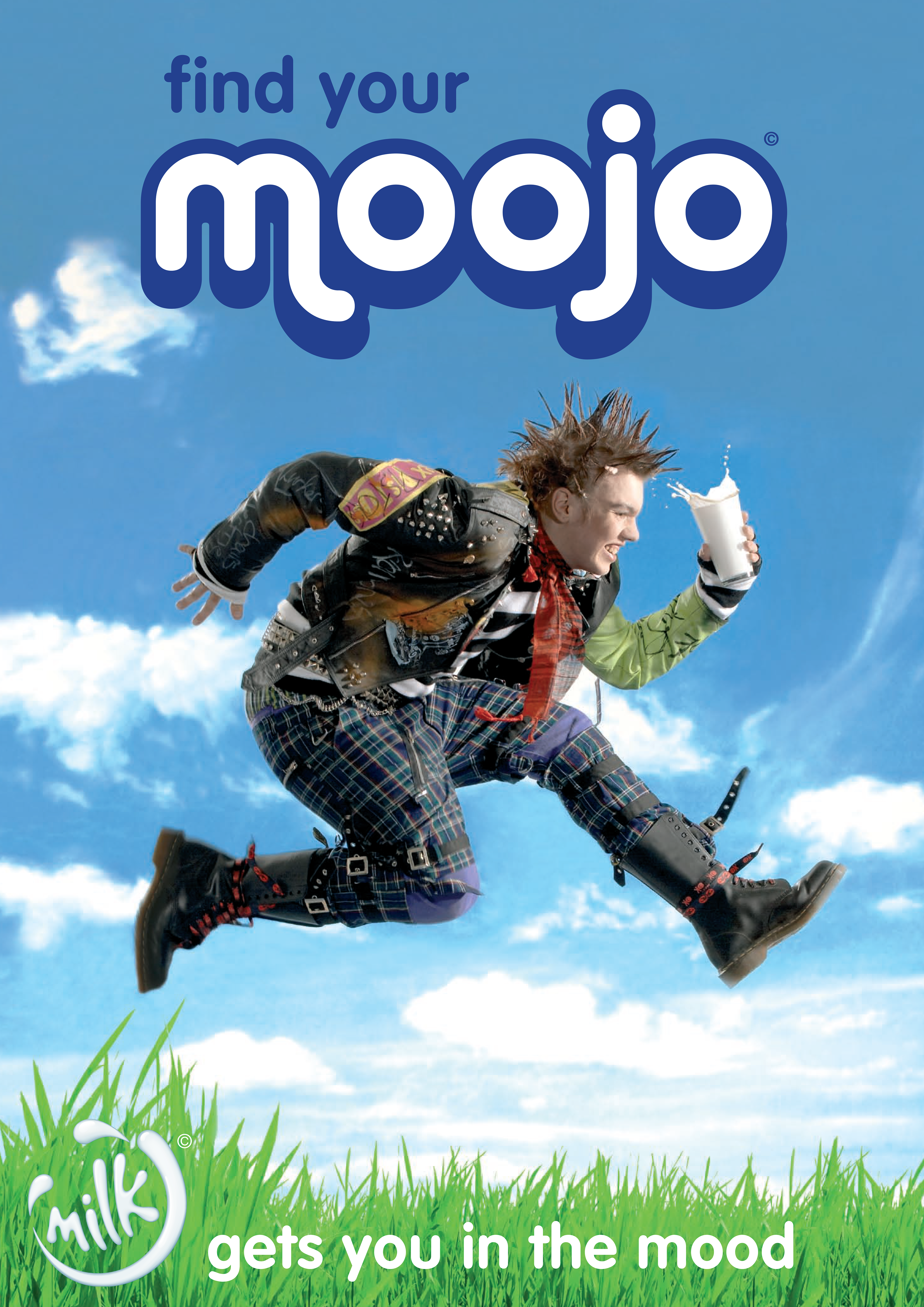Moojo Milk Campaign. London. Art direction, design and copy.