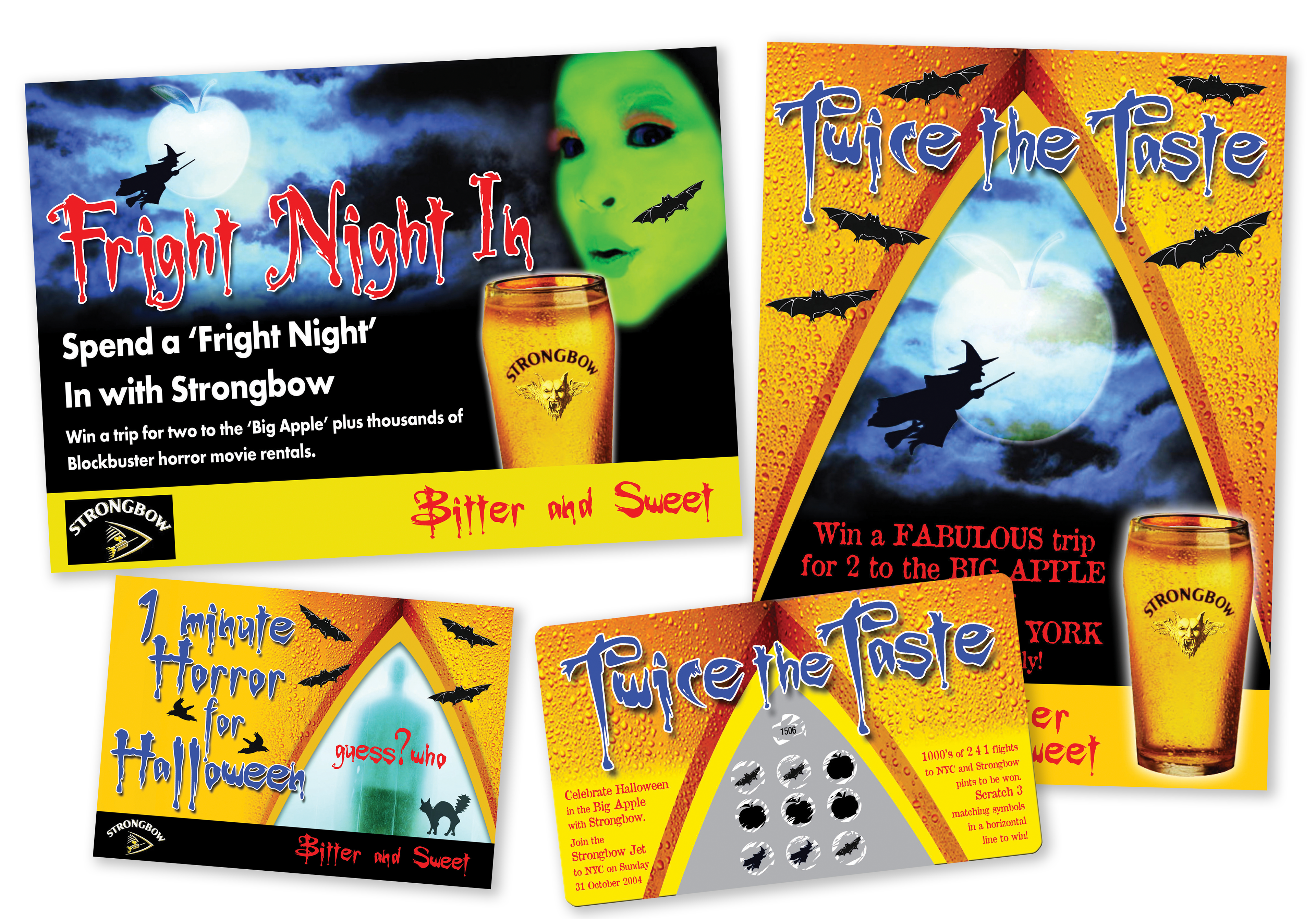 Stronbow Halloween Promotion, trip + scratch card Be in To Win