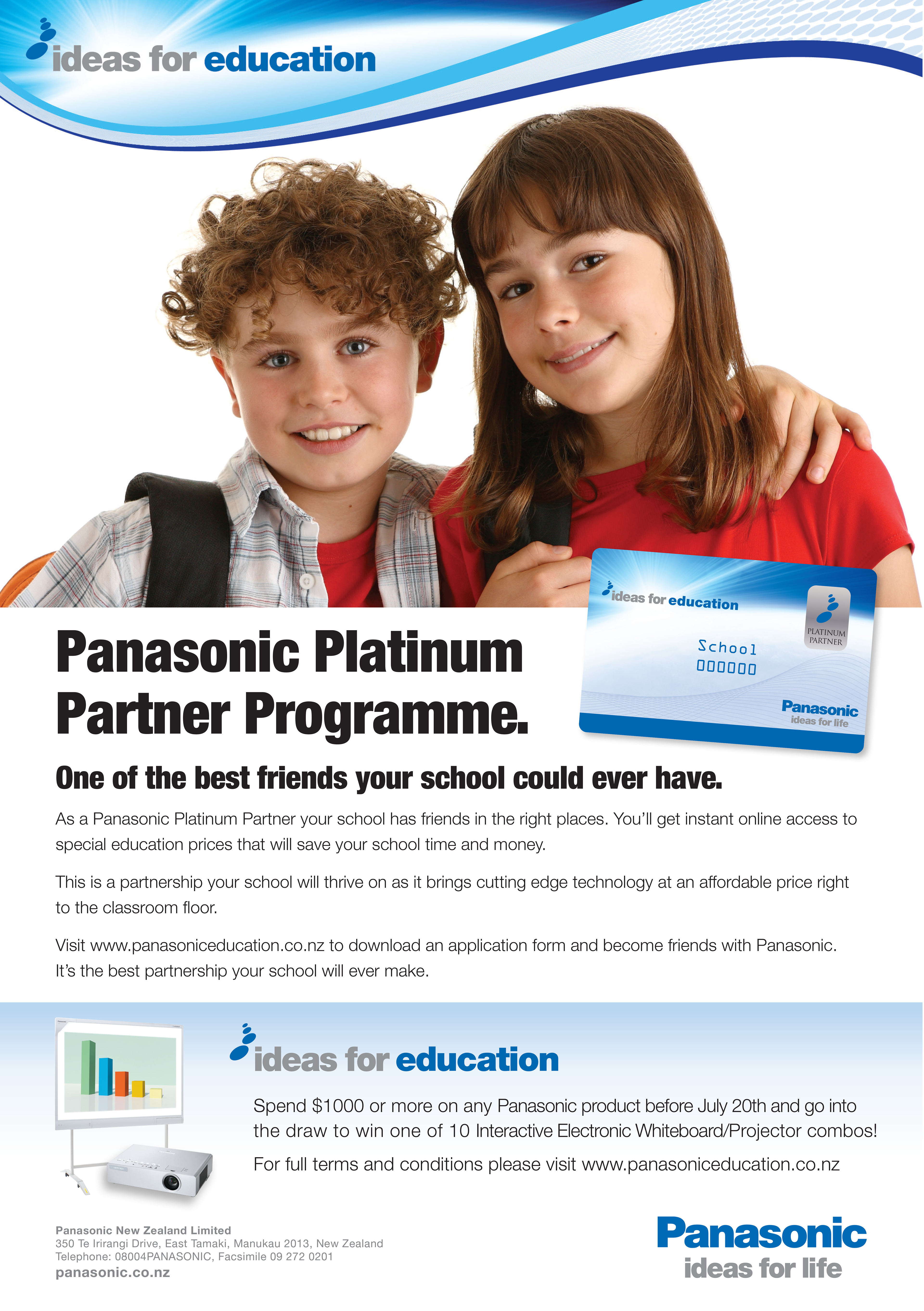 Panasonic Ads, EDM and DM. Art Direction, design