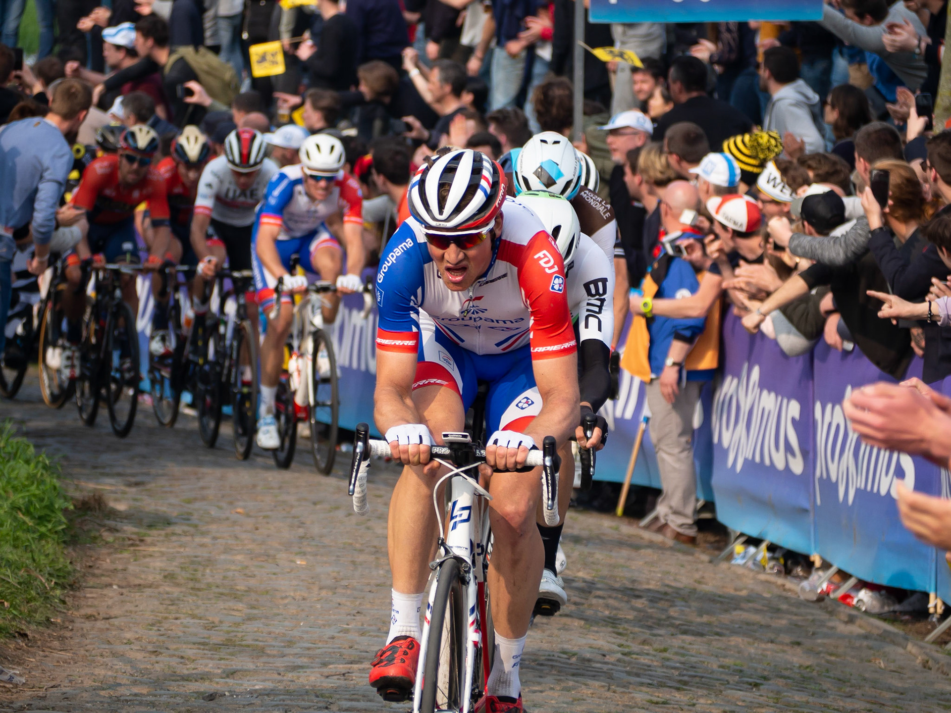 Leading through the crowds