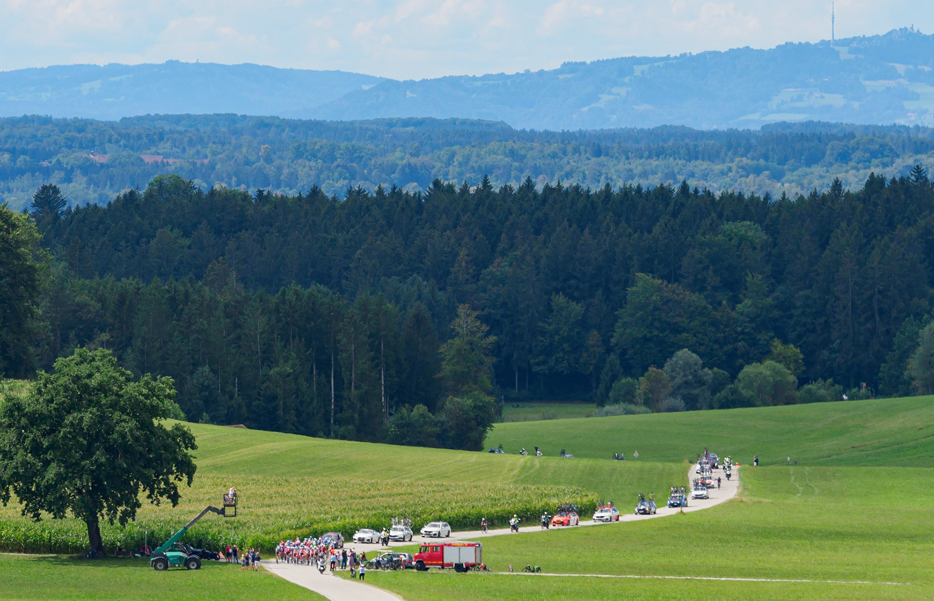Bavarian Landscape during the Womens Roadrace @Munich2022