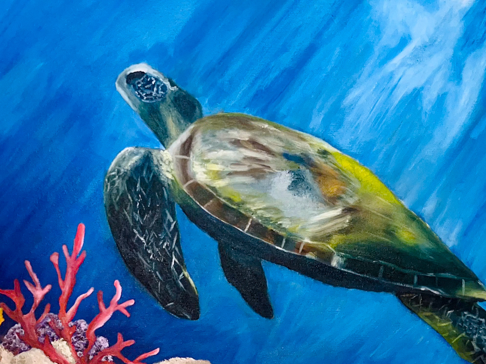 Acrylic Painting by Amber