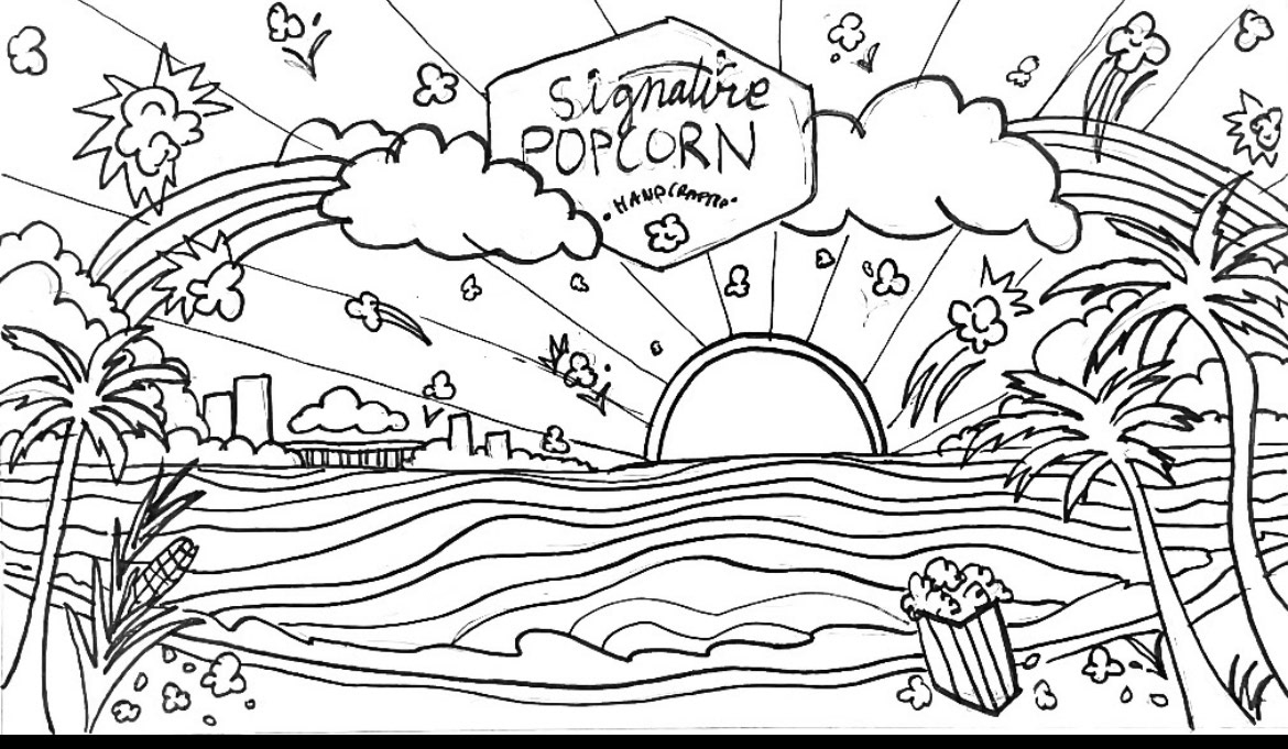 Signature Popcorn - Sketch