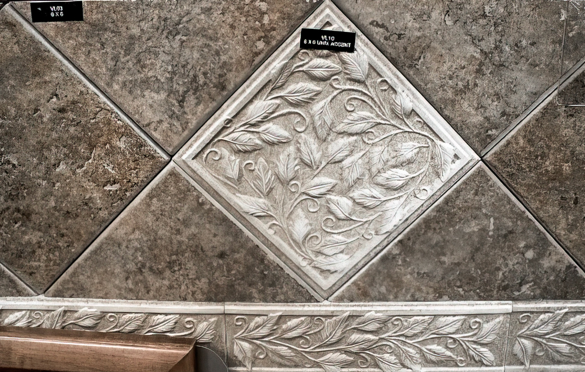 Detail of Tiles Selected for Kitchen Renovation