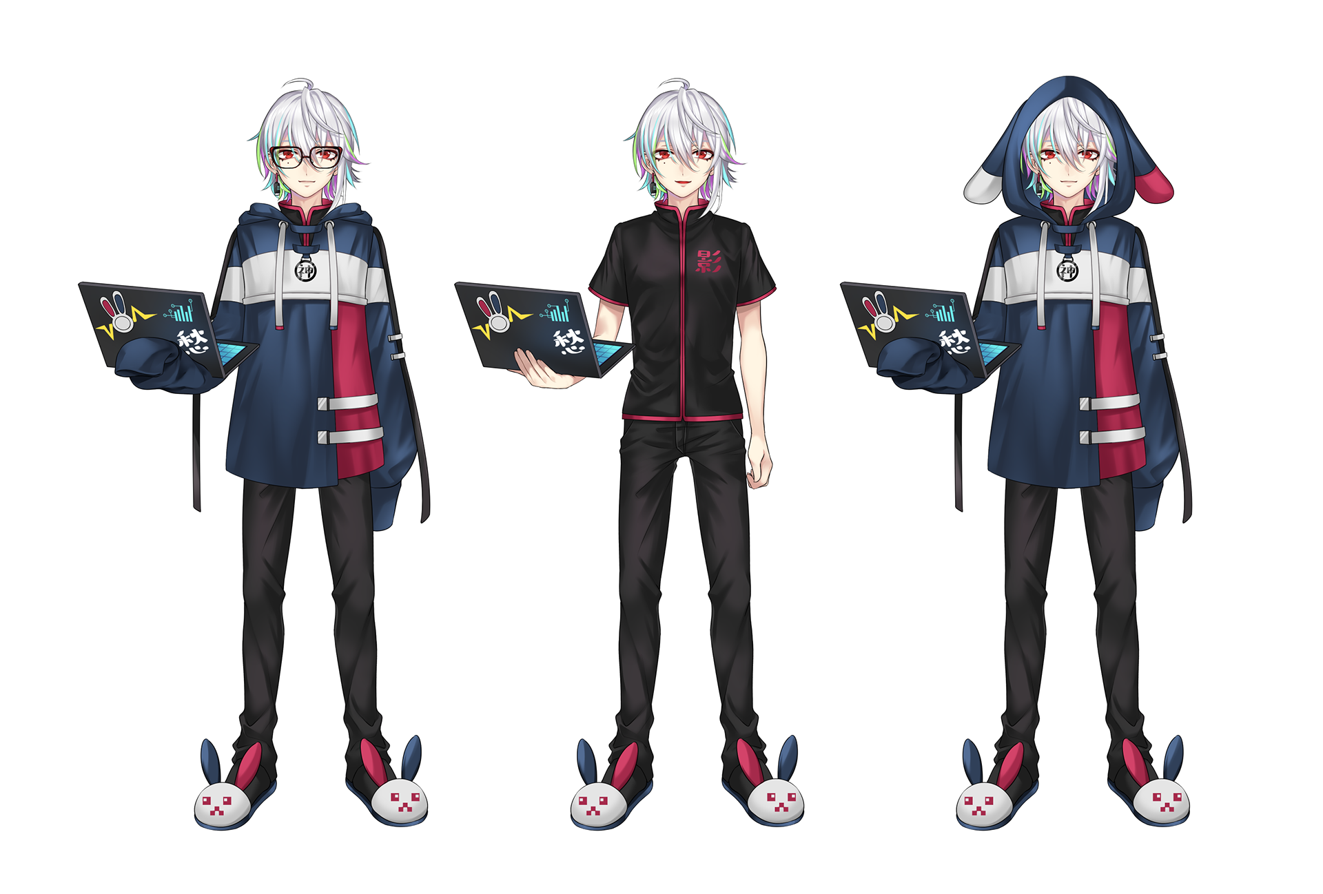 VTuber神影愁様キャラクターデザイン