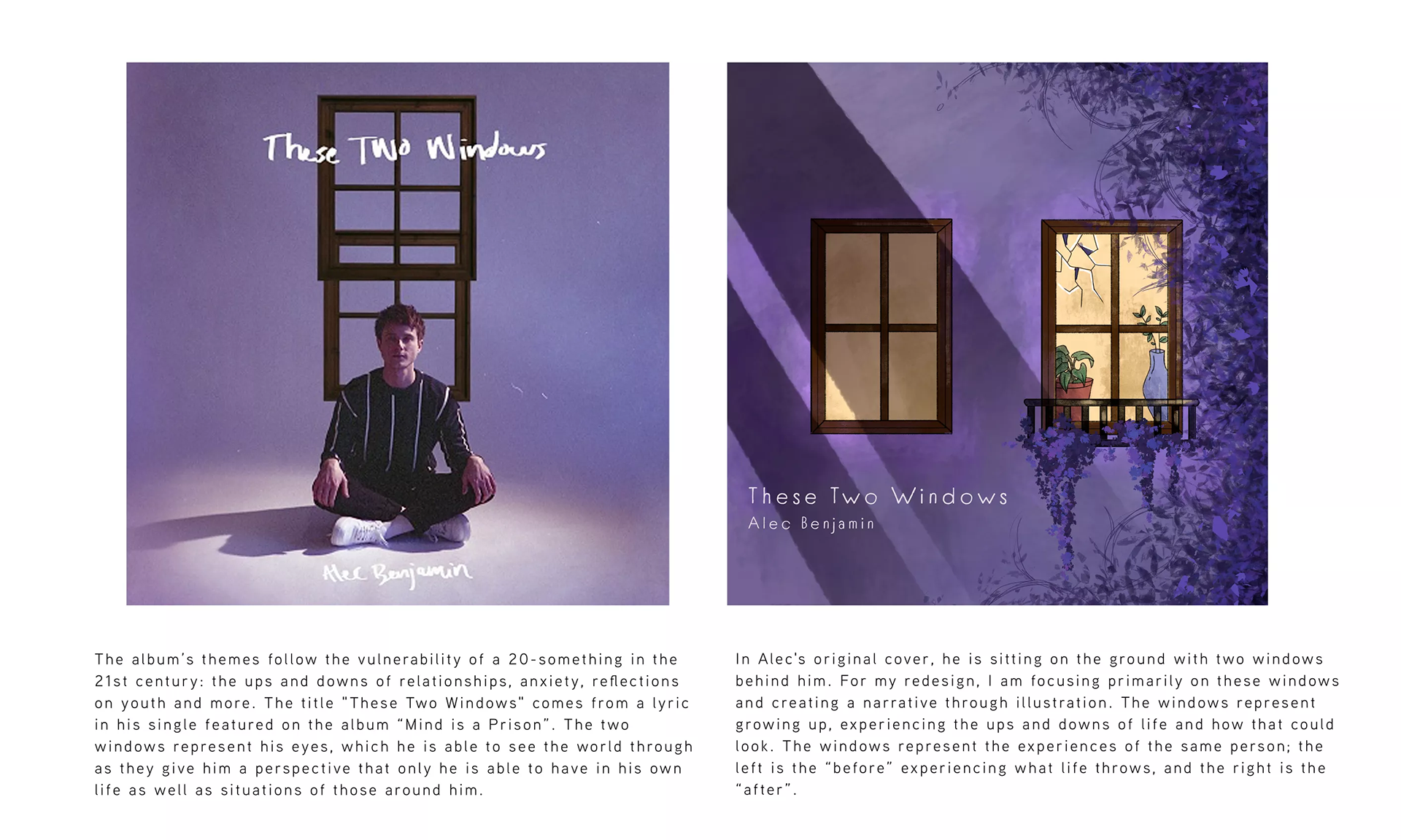 2021 | Photoshop | Vinyl Album Cover Comparison