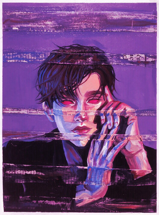 2018 | Acrylic, Newsprint, Photoshop