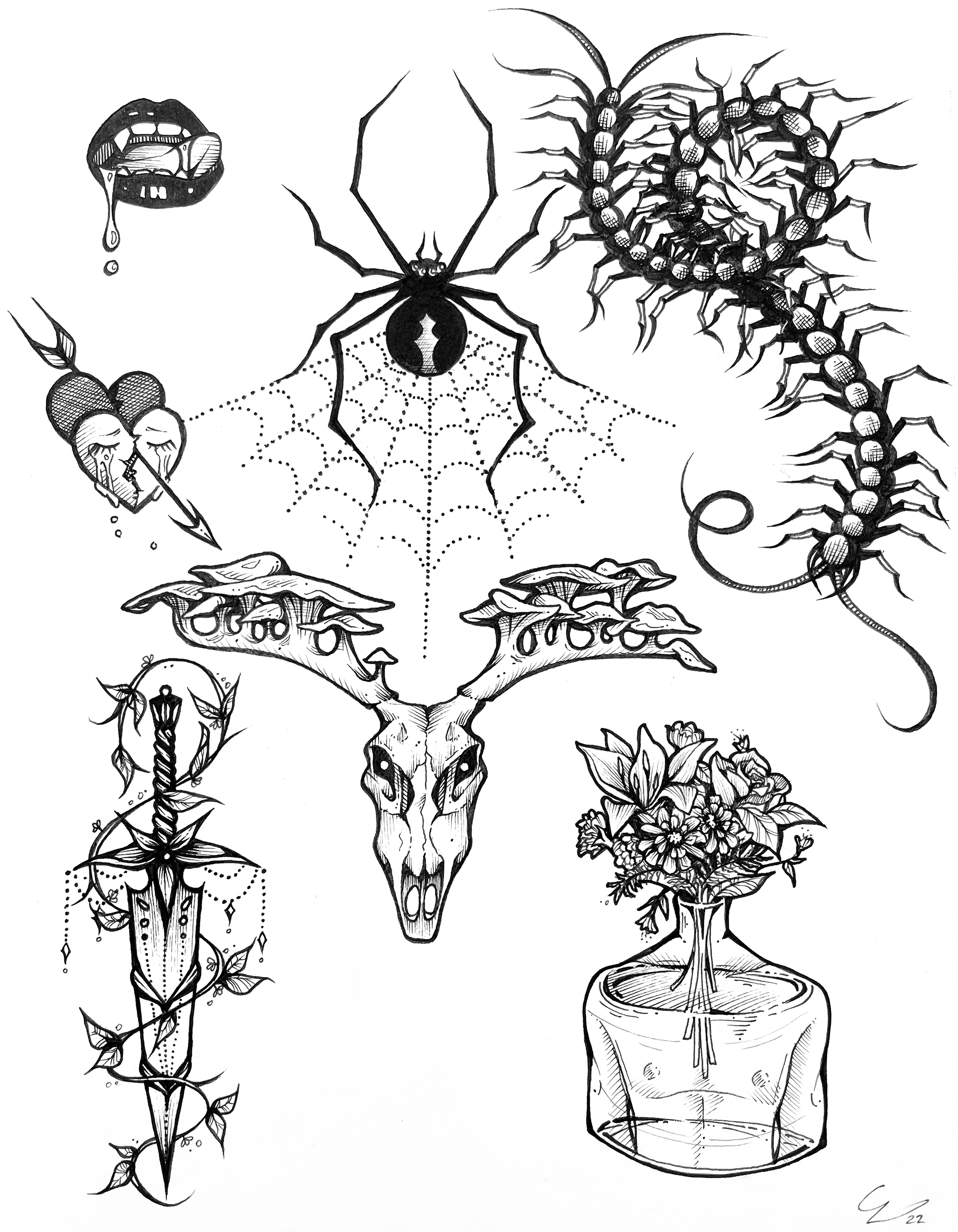 2022 | Flash Sheet 1 | Ink