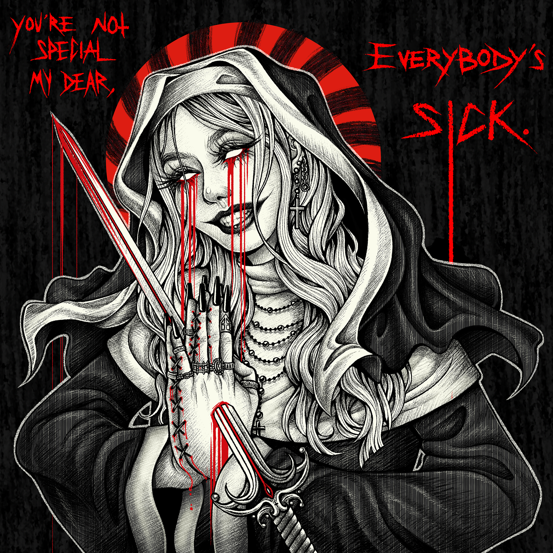 2023 | "Everybody's Sick" Single Cover | Photoshop