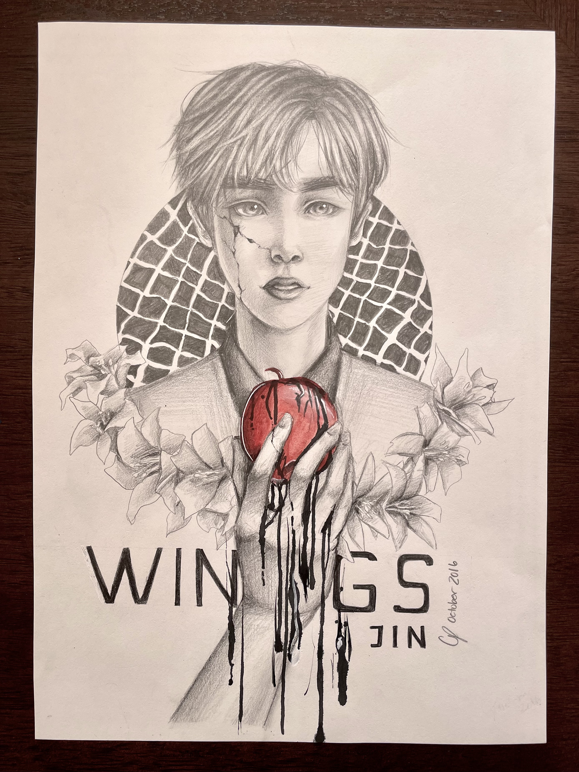 2016 | BTS Fanart | Pencil, Color Pencil